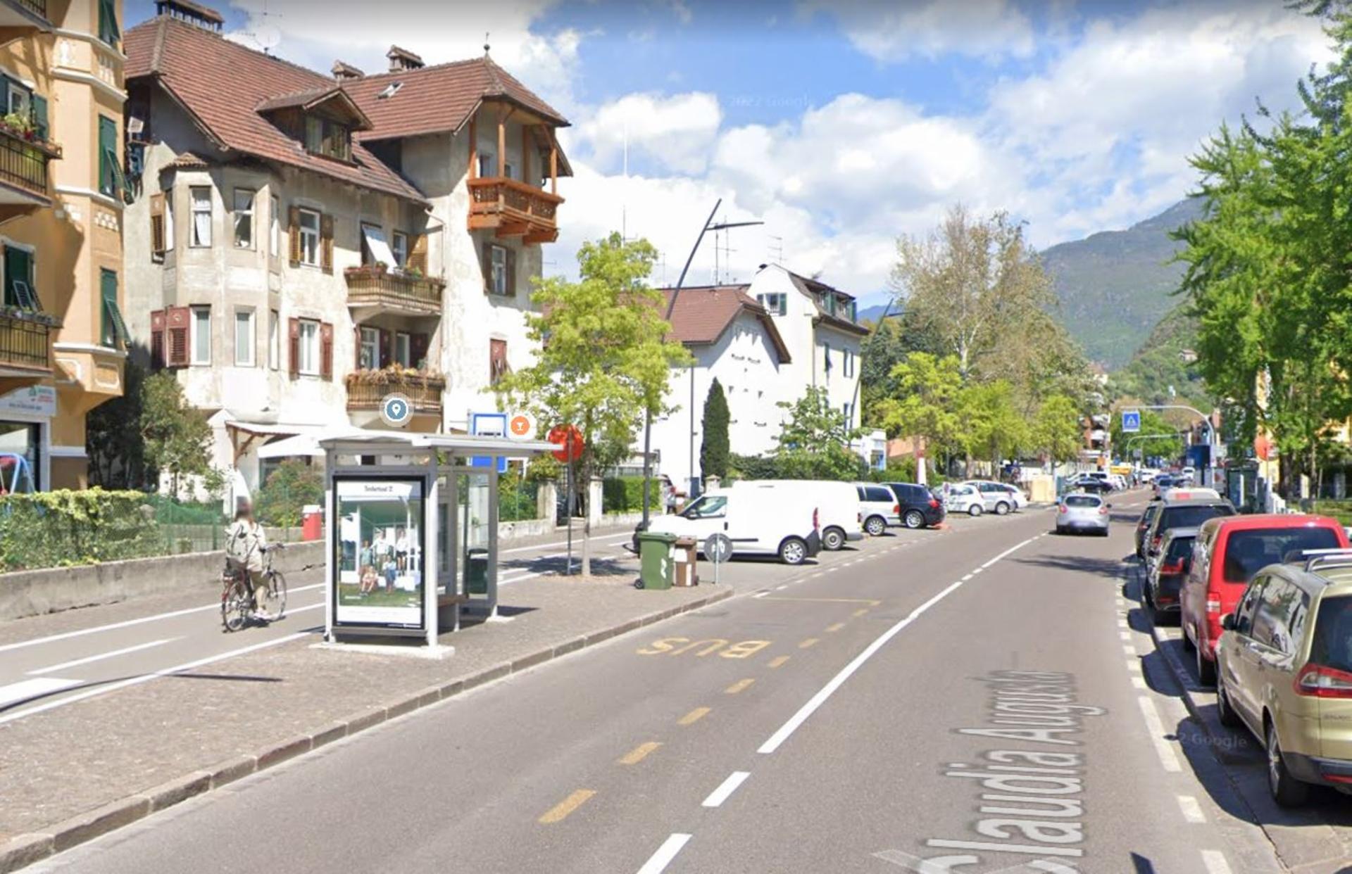Impianto PENSILINA a Bolzano, in zona Despar