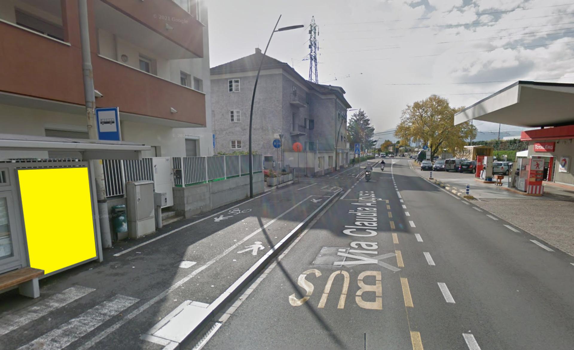Impianto PENSILINA a Bolzano, in zona Despar