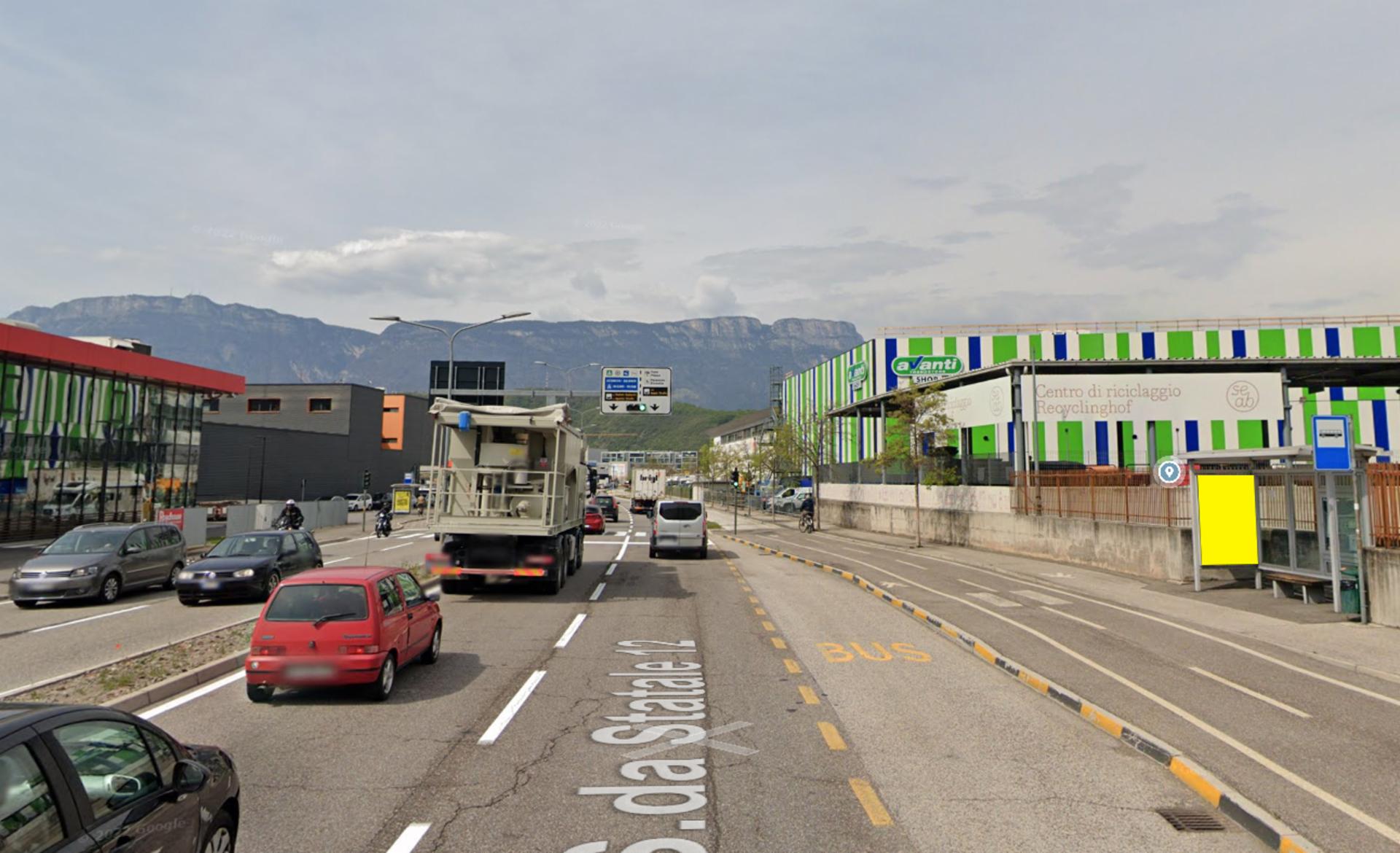 Impianto PENSILINA a Bolzano, in zona Roadhouse