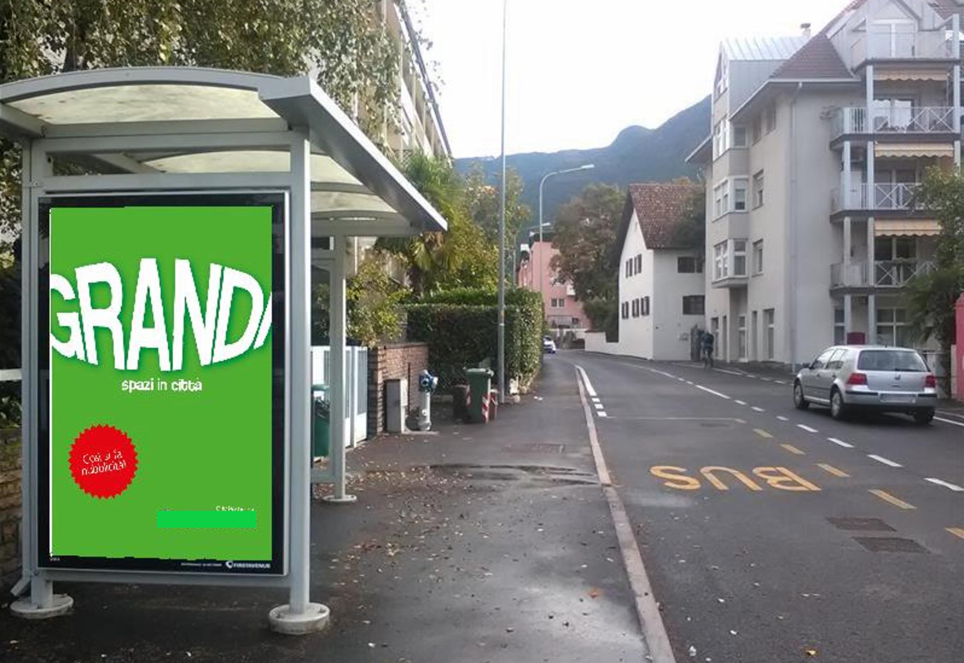 Impianto PENSILINA a Bolzano, in zona Ristoro Bar Fagen