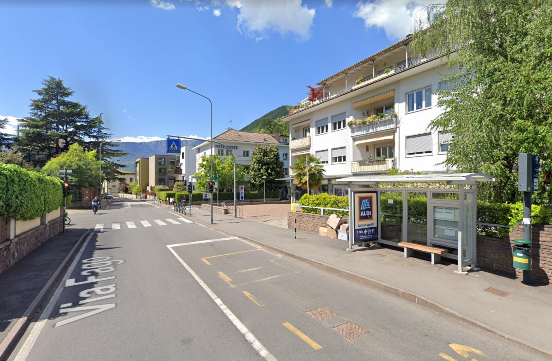 Impianto PENSILINA a Bolzano, in zona Ristoro Bar Fagen