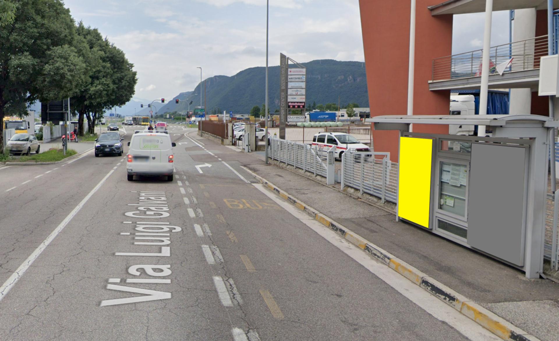 Impianto PENSILINA a Bolzano, in zona VIVES Bar