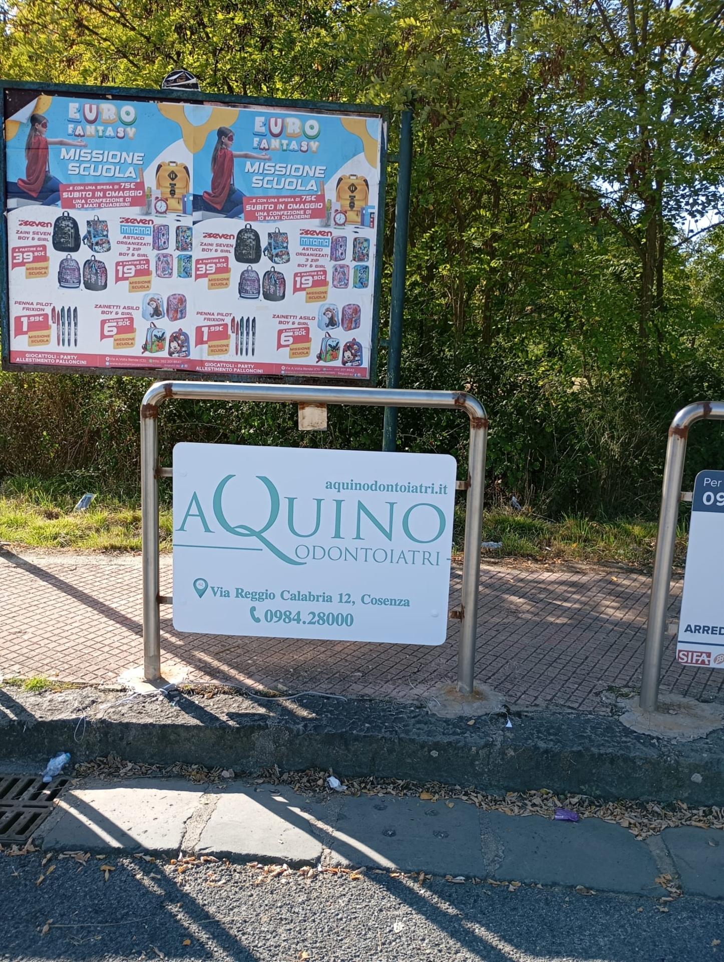 Impianto TRANSENNA a Cosenza, in zona EuroSpin