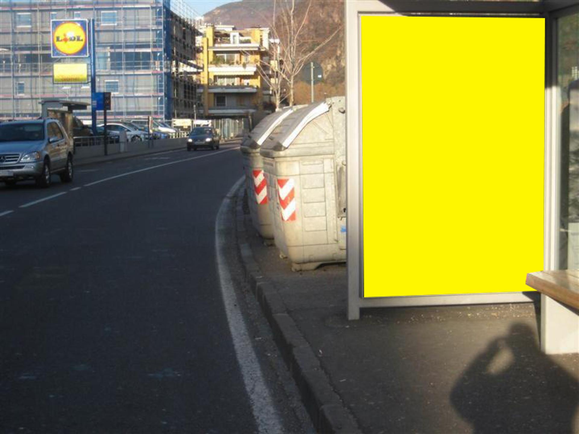 Impianto PENSILINA a Bolzano, in zona Lidl