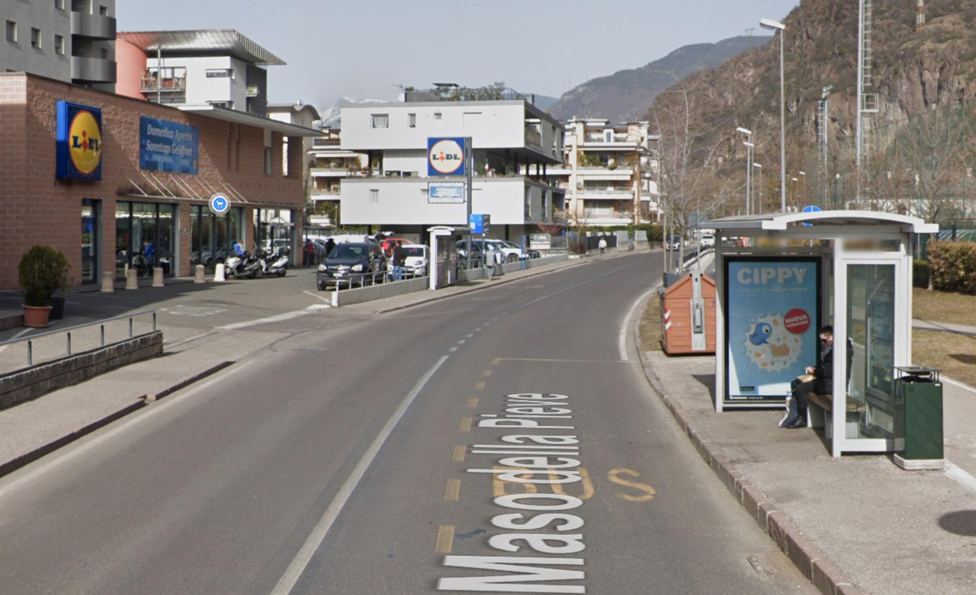 Impianto PENSILINA a Bolzano, in zona Lidl