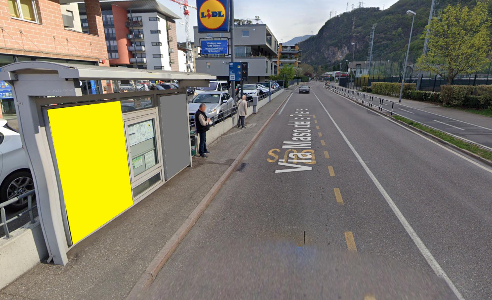 Impianto PENSILINA a Bolzano, in zona Lidl
