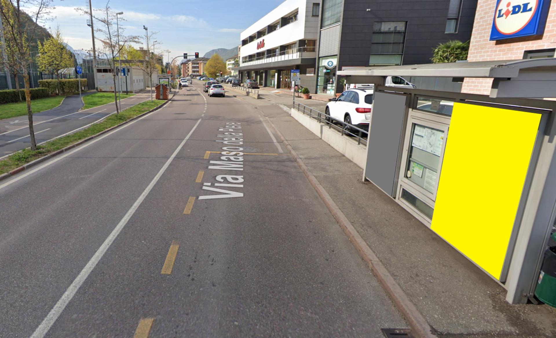 Impianto PENSILINA a Bolzano, in zona Lidl
