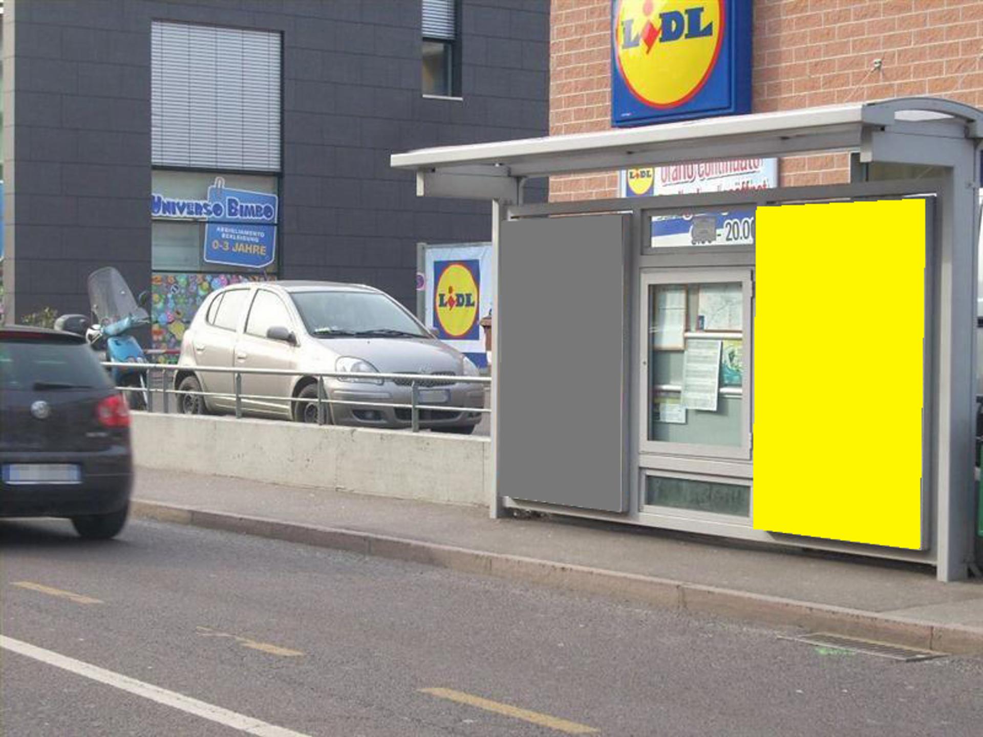 Impianto PENSILINA a Bolzano, in zona Lidl