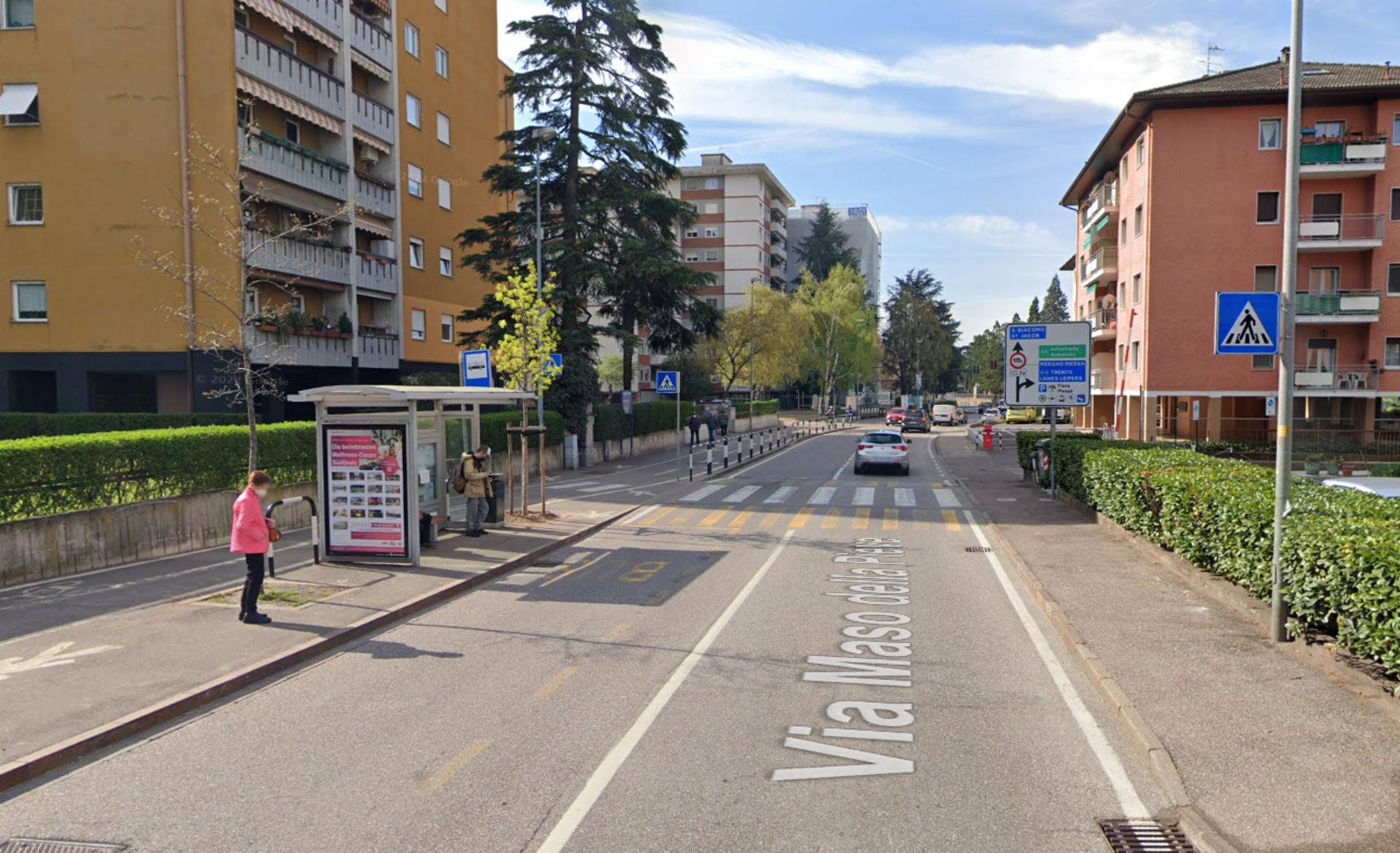 Impianto PENSILINA a Bolzano, in zona Pfarrhof