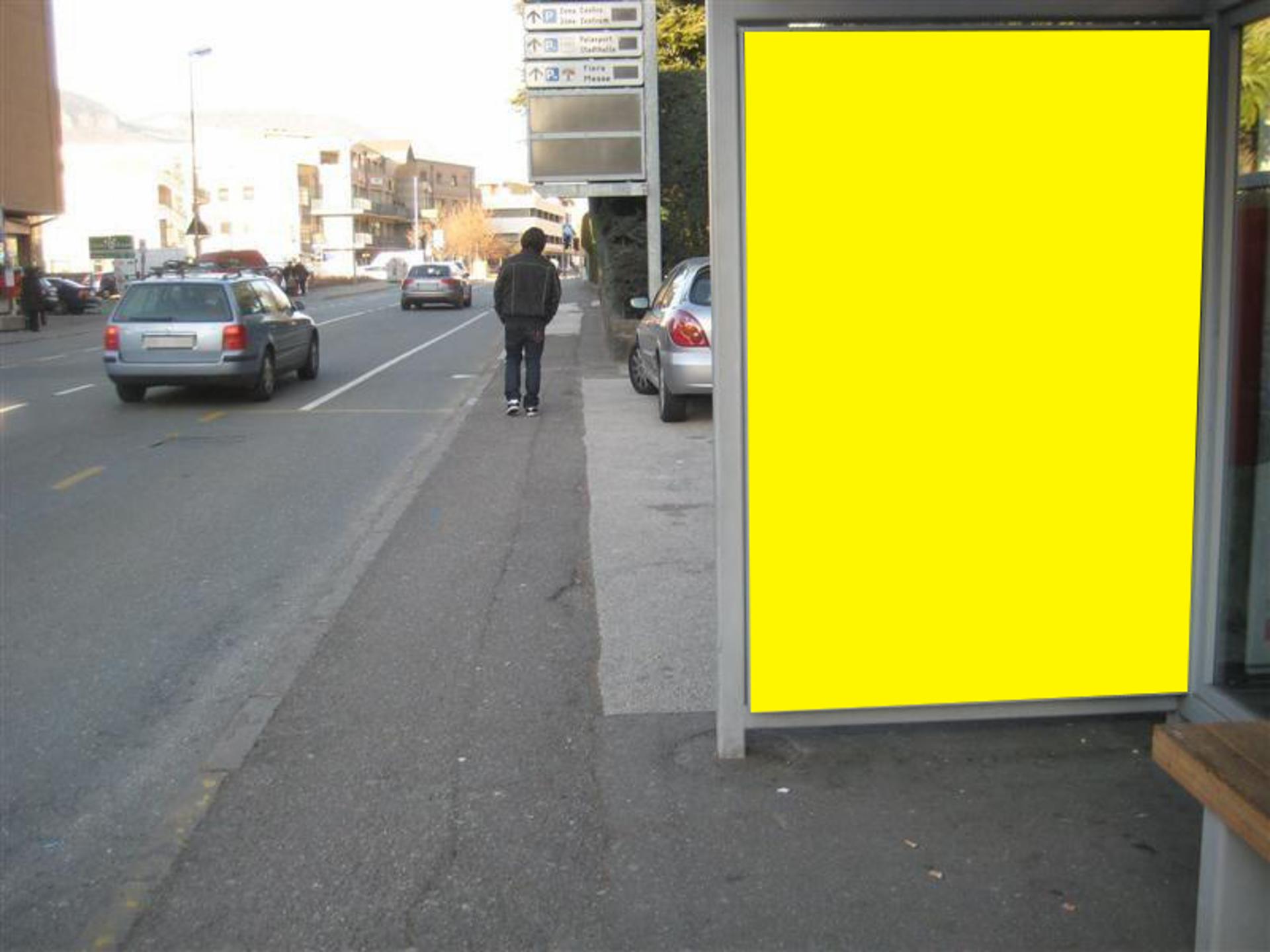 Impianto PENSILINA a Bolzano, in zona Pfarrhof