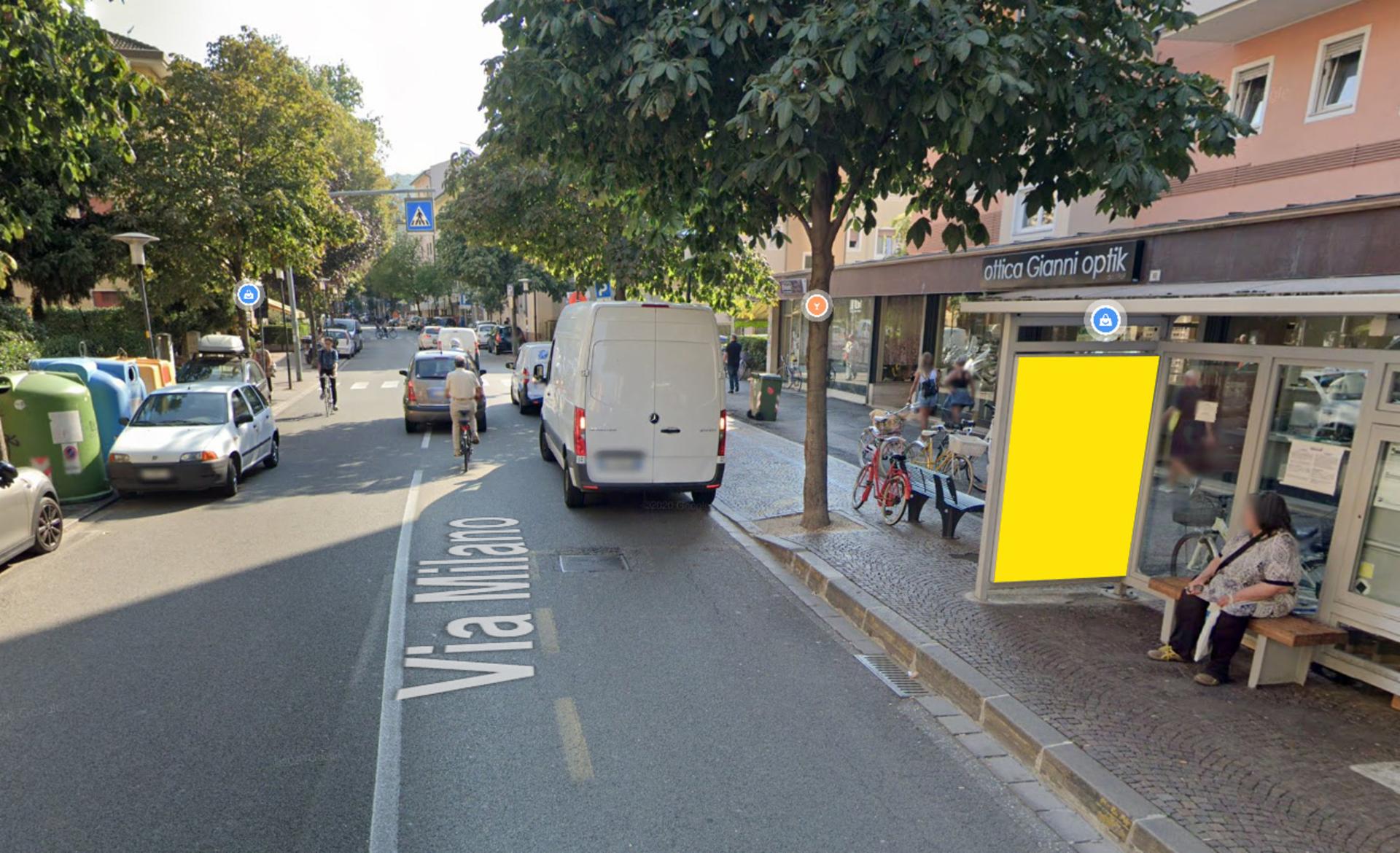 Impianto PENSILINA a Bolzano, in zona Acconciature Rosy