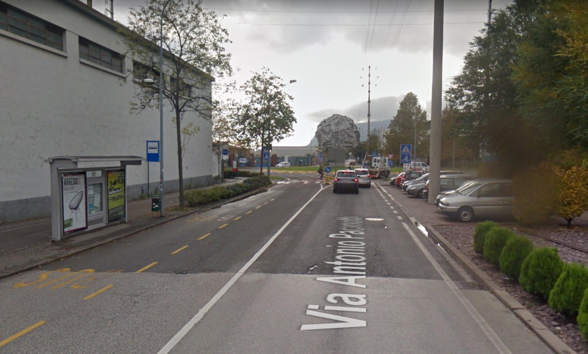 Impianto PENSILINA a Bolzano, in zona Otto Massimo