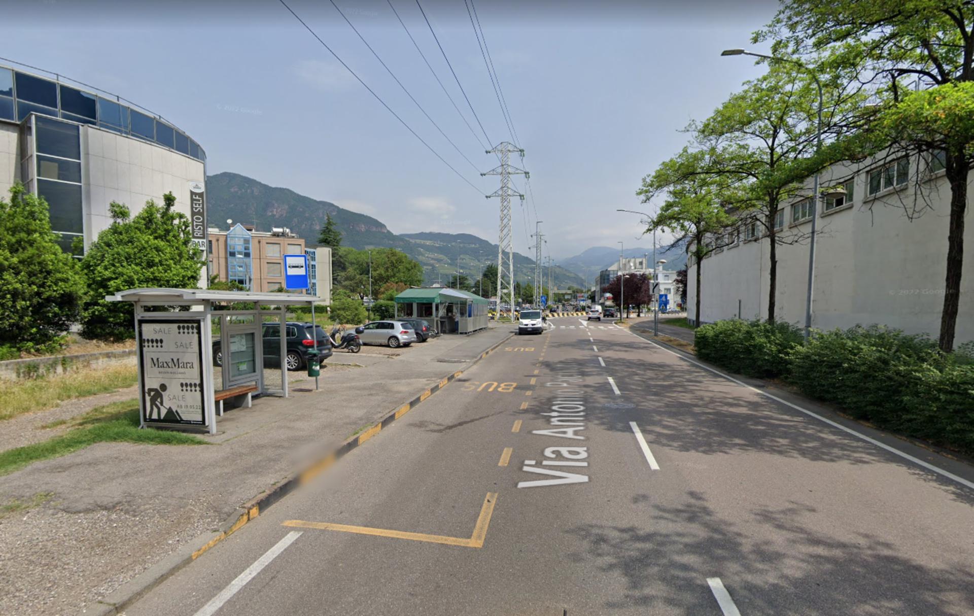 Impianto PENSILINA a Bolzano, in zona Otto Massimo