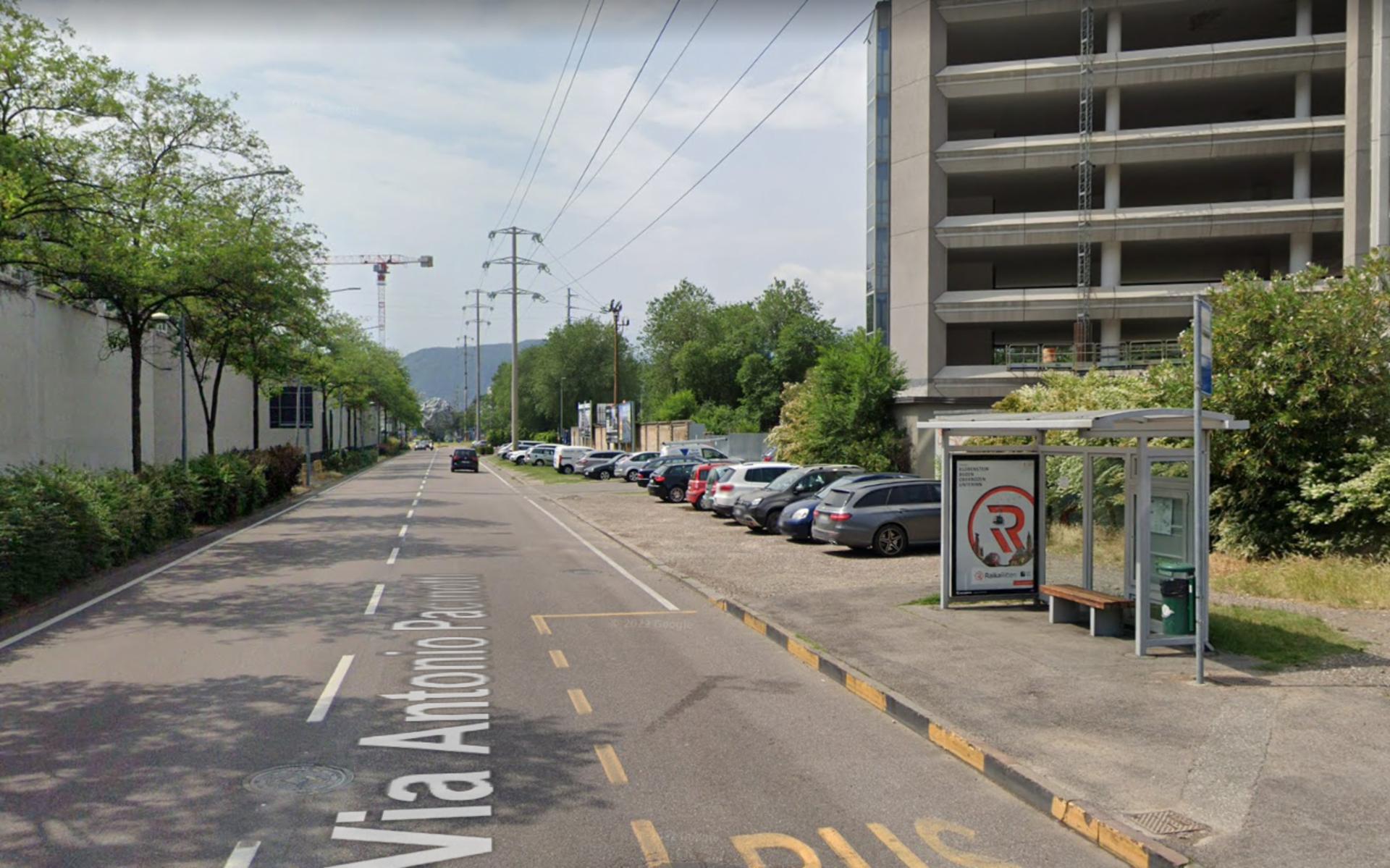 Impianto PENSILINA a Bolzano, in zona Otto Massimo