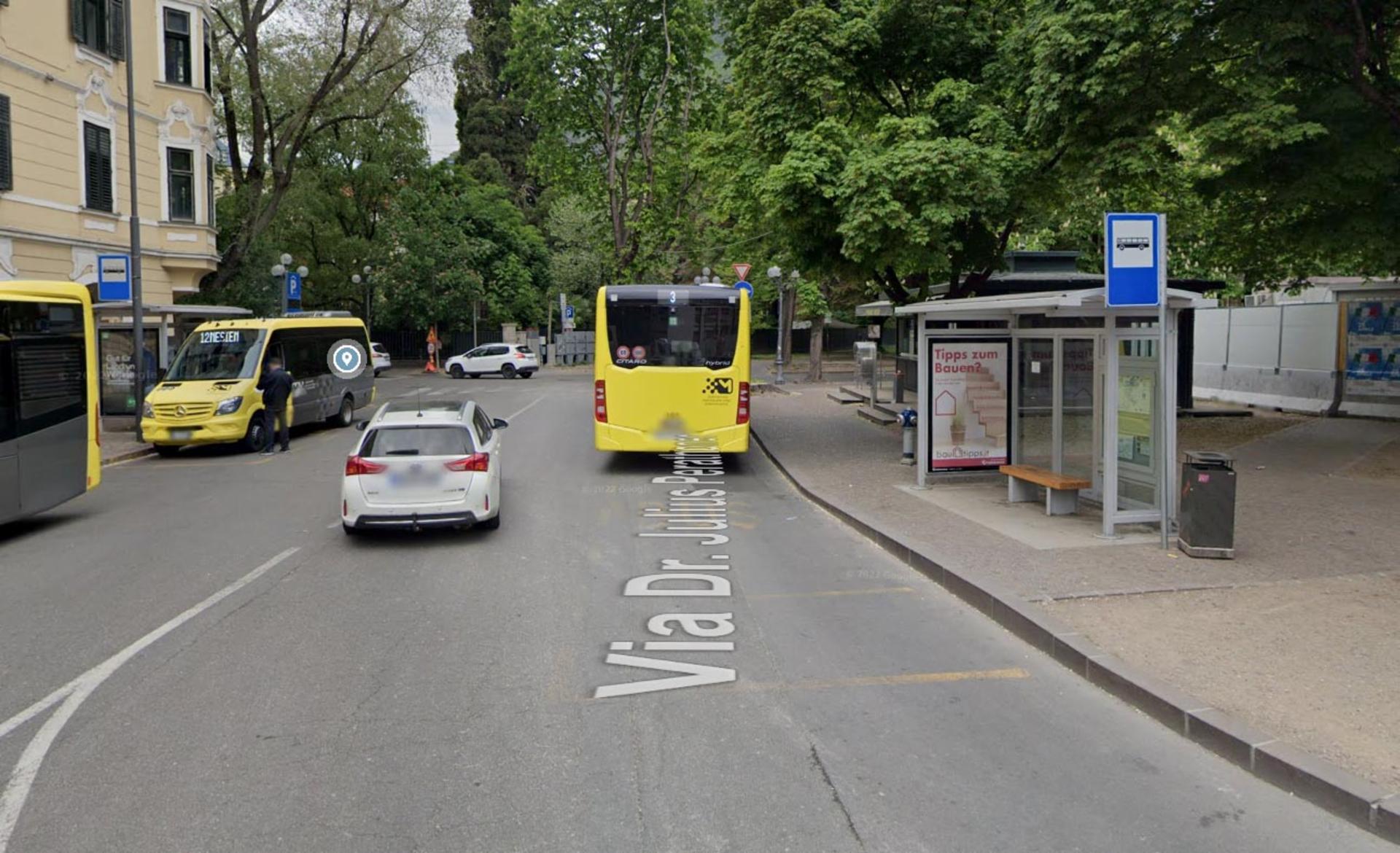 Impianto PENSILINA a Bolzano, in zona Walther Park