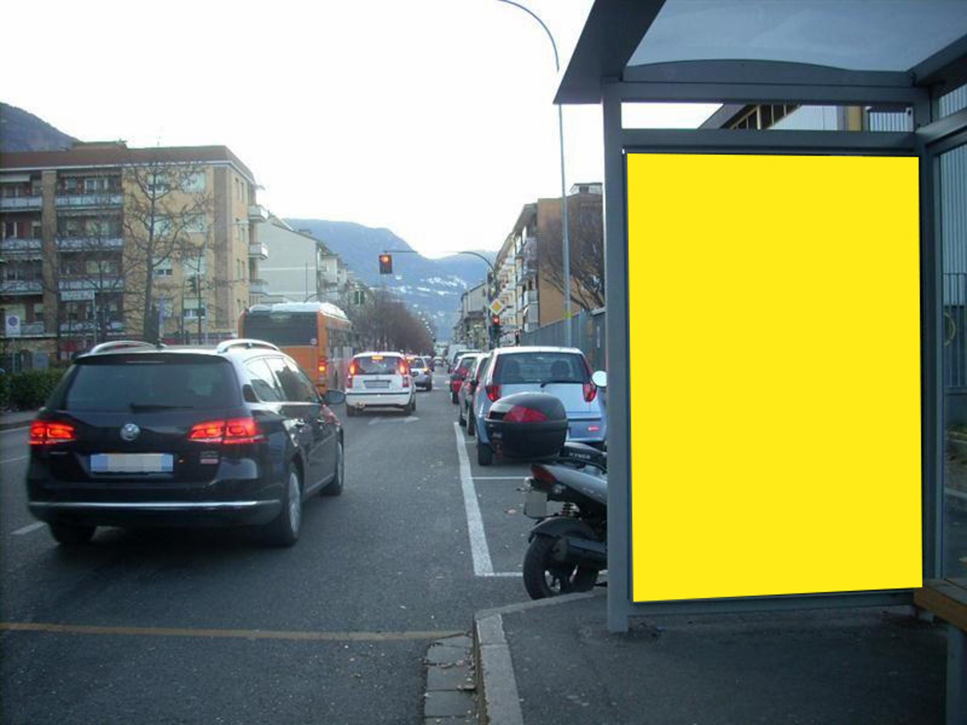 Impianto PENSILINA a Bolzano, in zona Ms. Lin