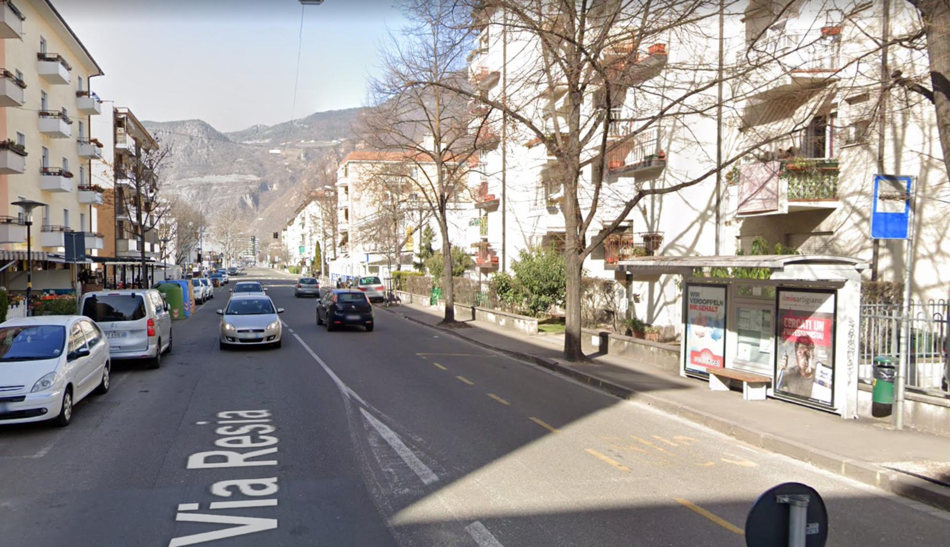 Impianto PENSILINA a Bolzano, in zona Gelateria Il Golsone