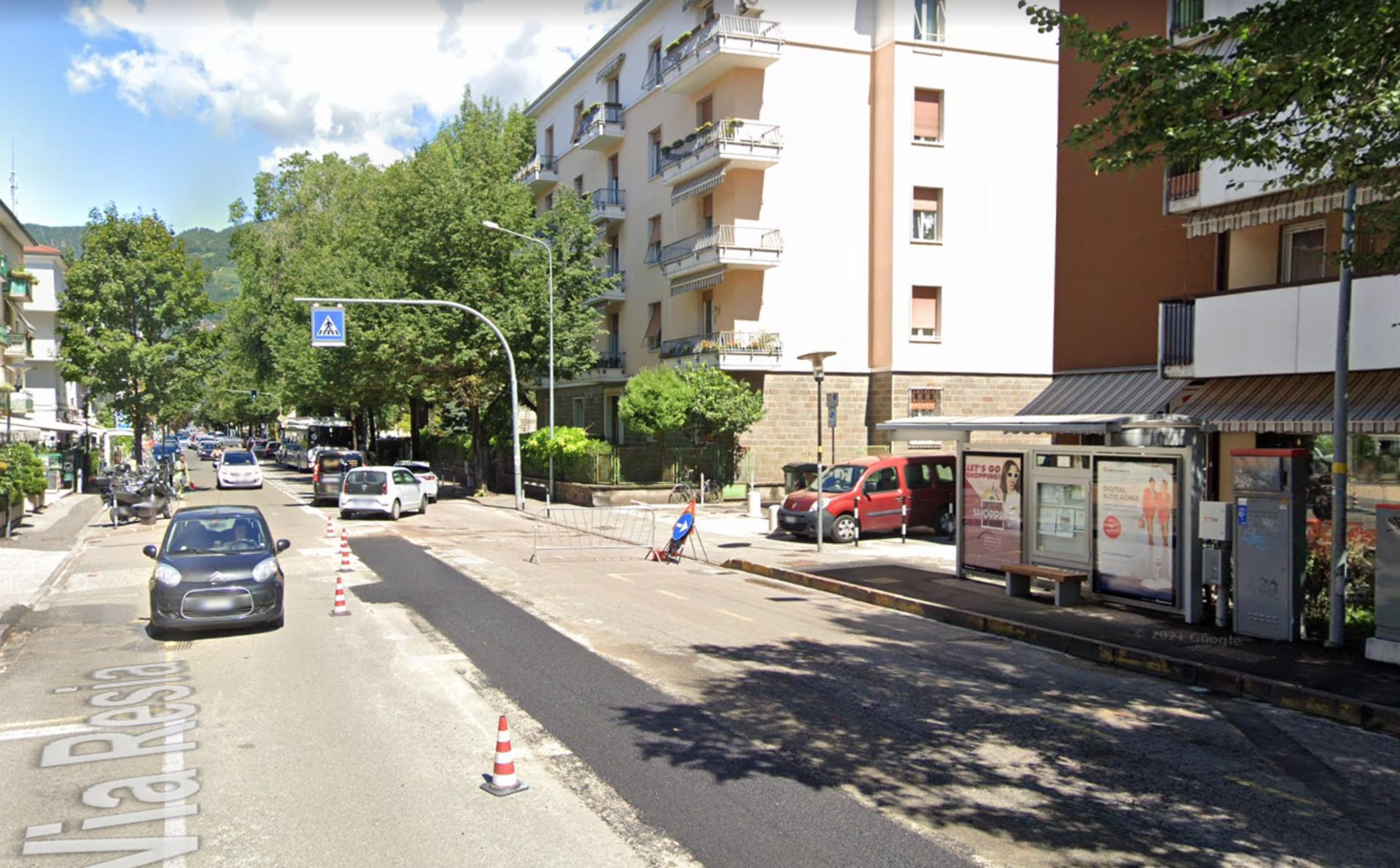 Impianto PENSILINA a Bolzano, in zona Bistro Resia