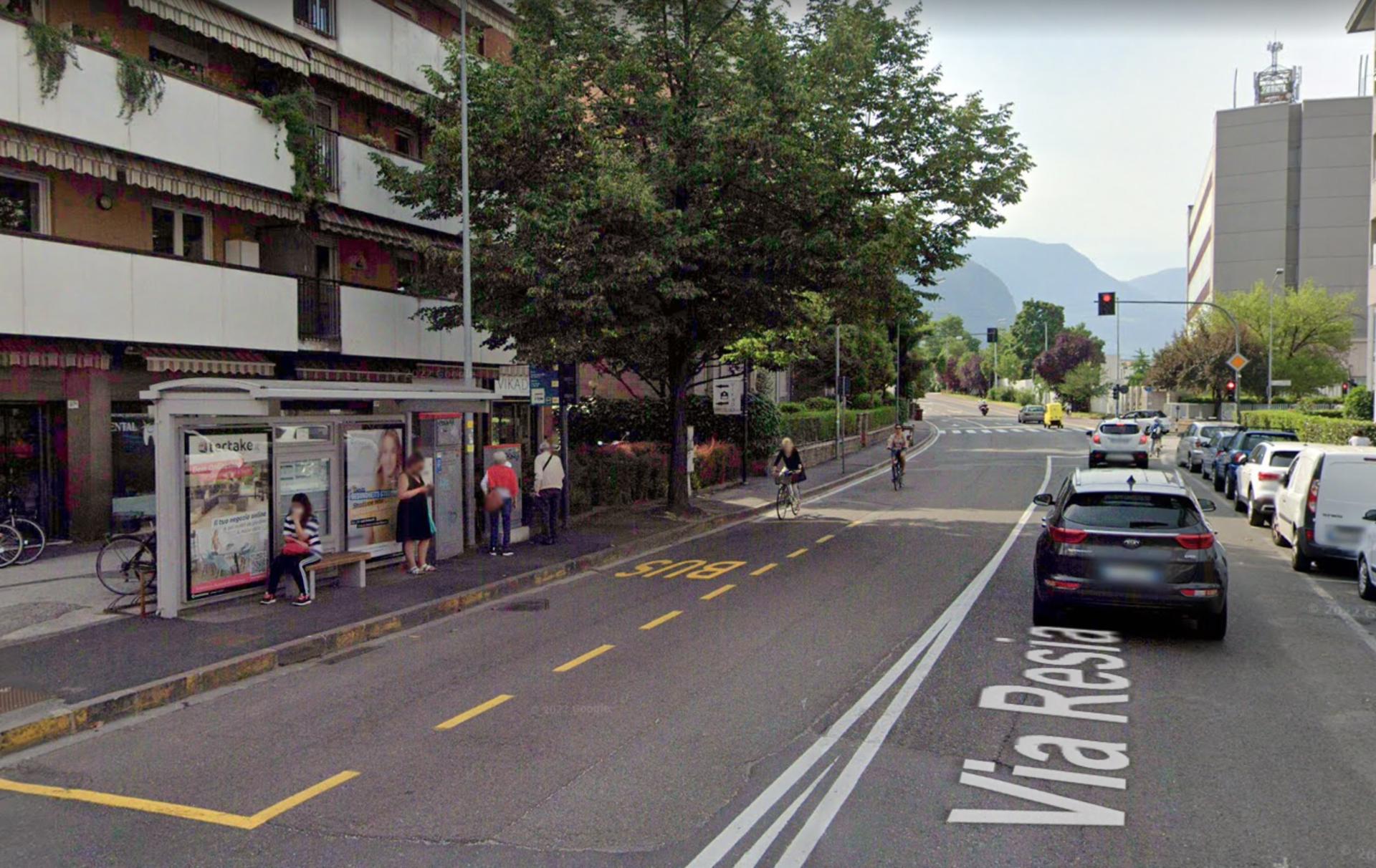 Impianto PENSILINA a Bolzano, in zona Bistro Resia