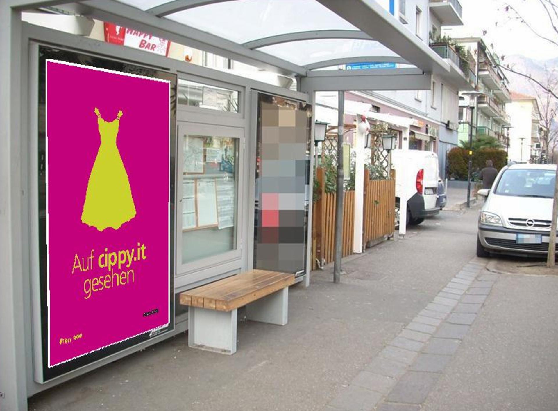 Impianto PENSILINA a Bolzano, in zona Gelateria Dani