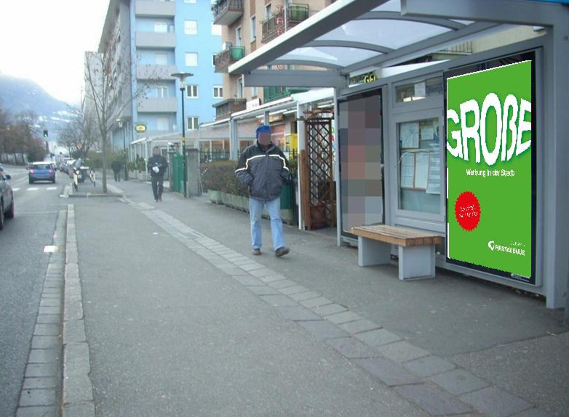 Impianto PENSILINA a Bolzano, in zona Gelateria Dani