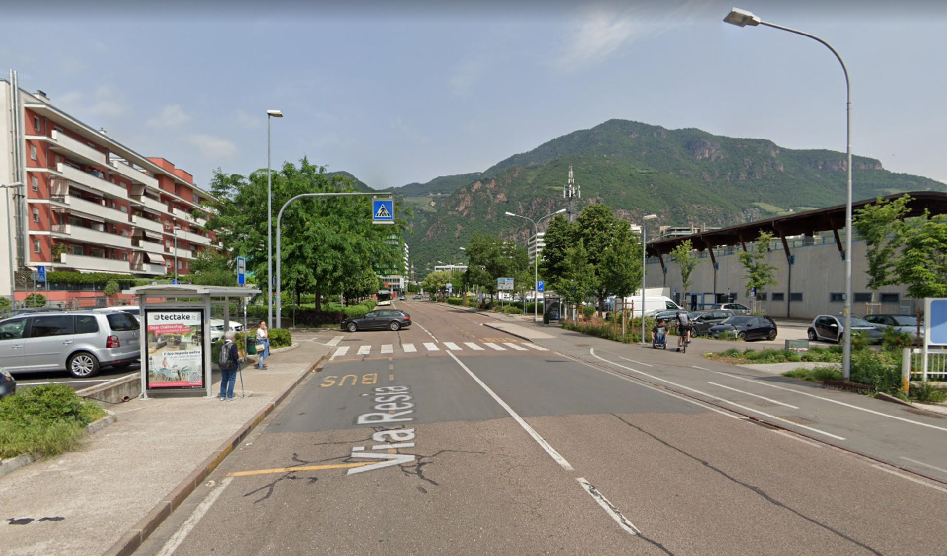 Impianto PENSILINA a Bolzano, in zona Kayi Sushi