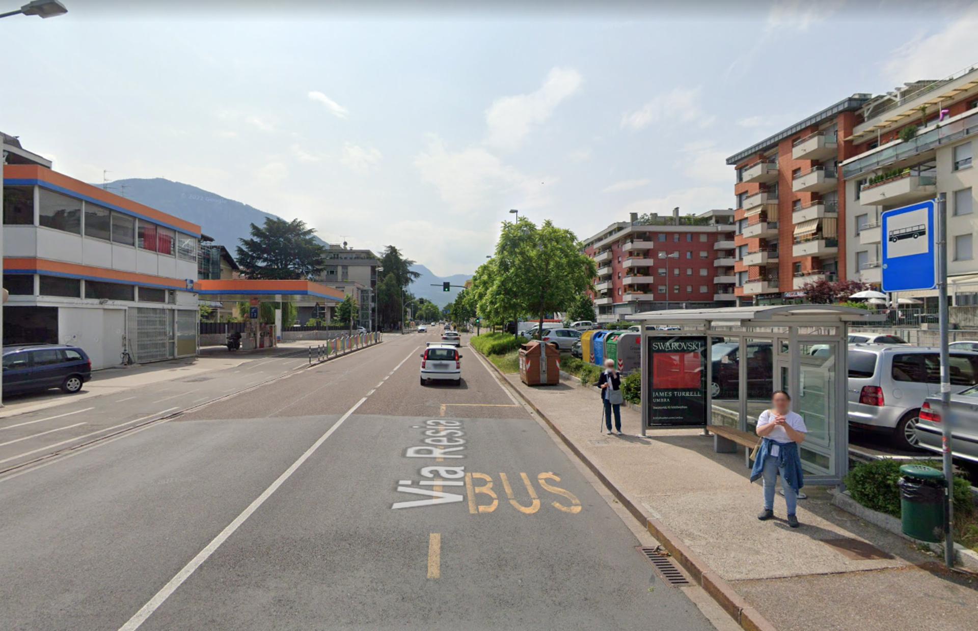 Impianto PENSILINA a Bolzano, in zona Kayi Sushi