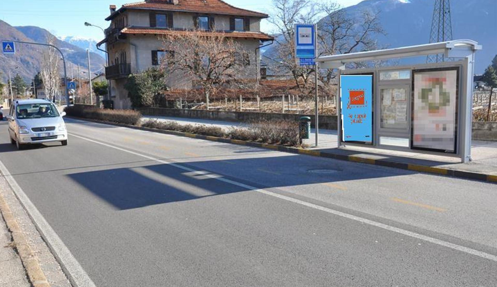 Impianto PENSILINA a Bolzano, in zona Imbiss Patrik