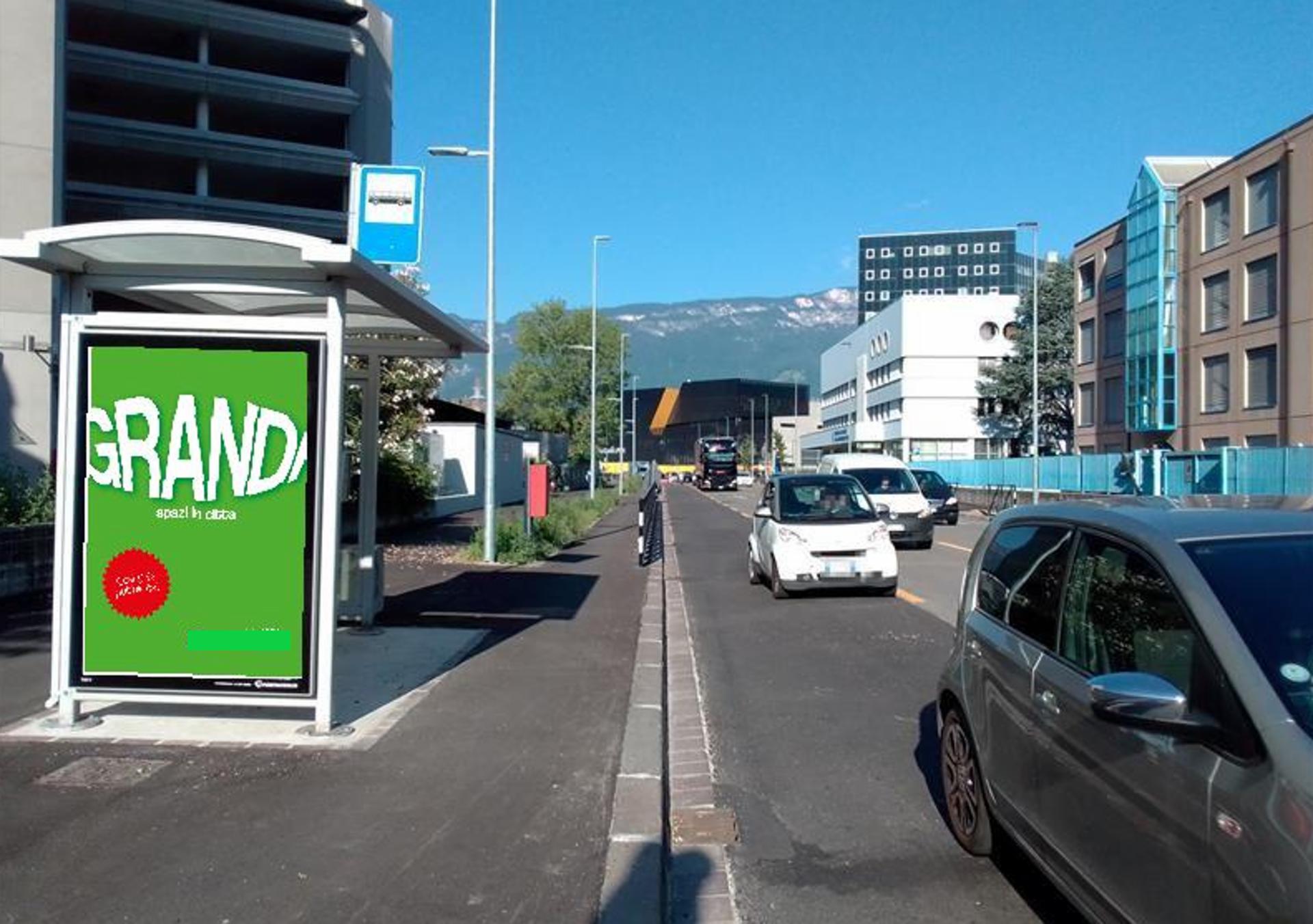 Impianto PENSILINA a Bolzano, in zona Otto Massimo