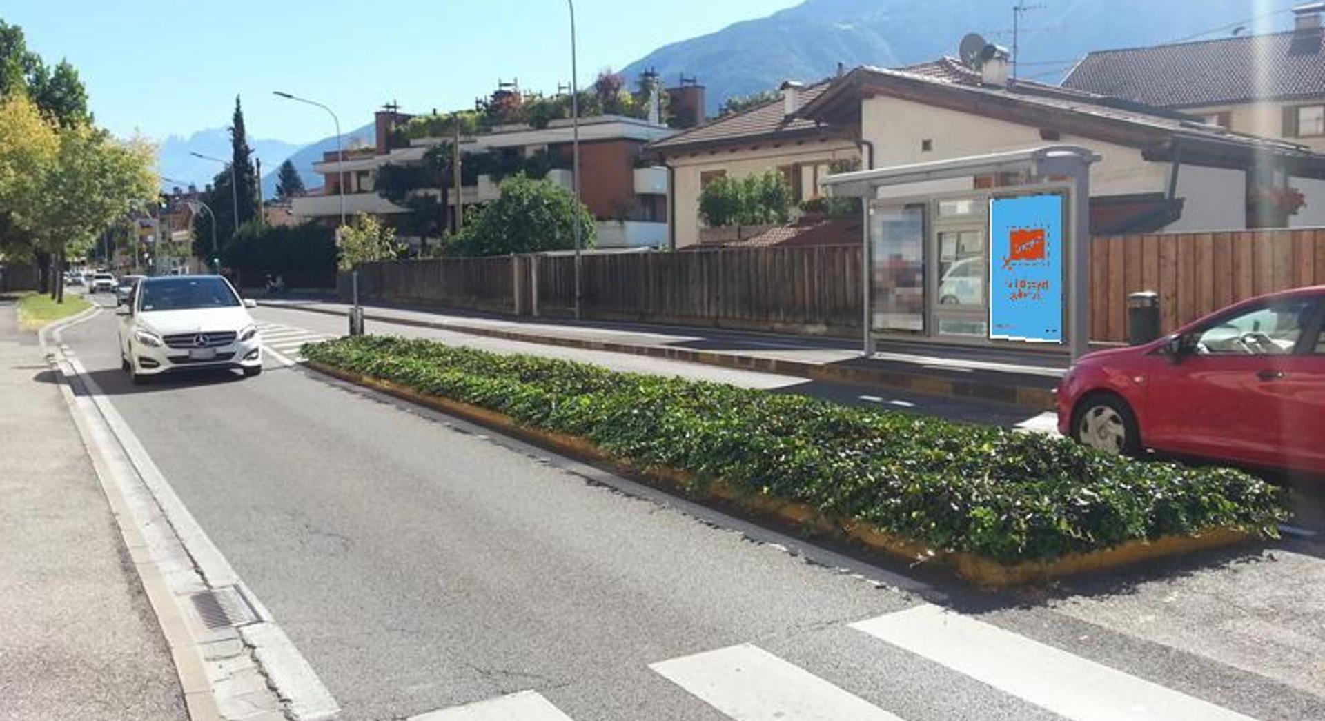 Impianto PENSILINA a Bolzano, in zona Ni Hao - Ciao
