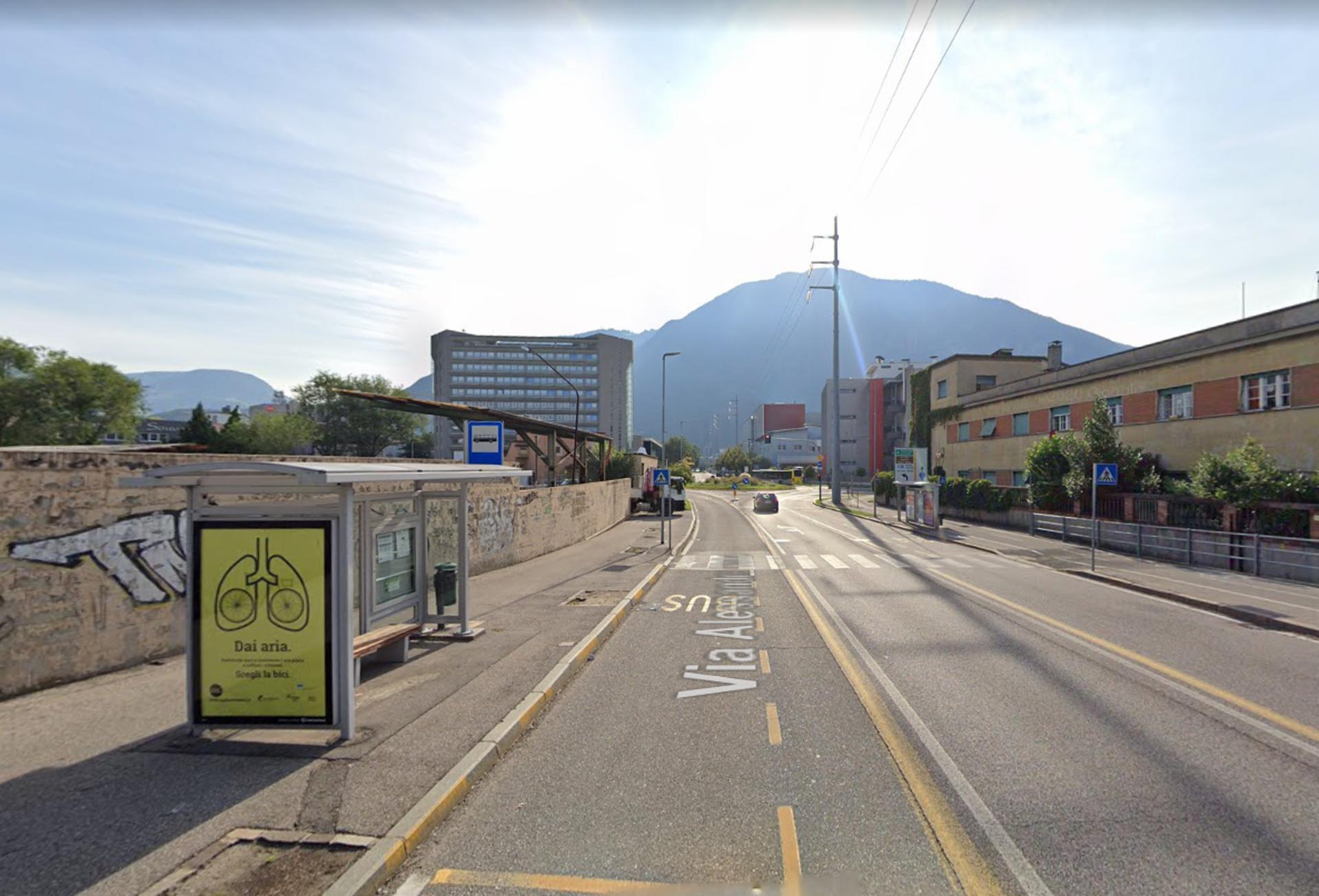 Impianto pensilina a Bolzano