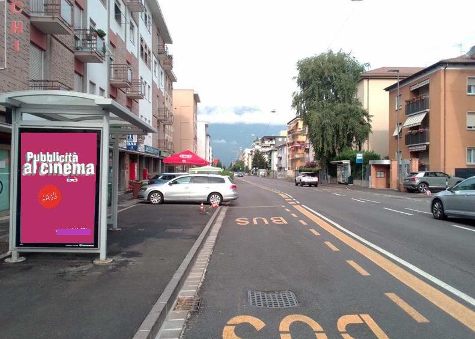 Impianto PENSILINA a Bolzano, in zona Pantagruel