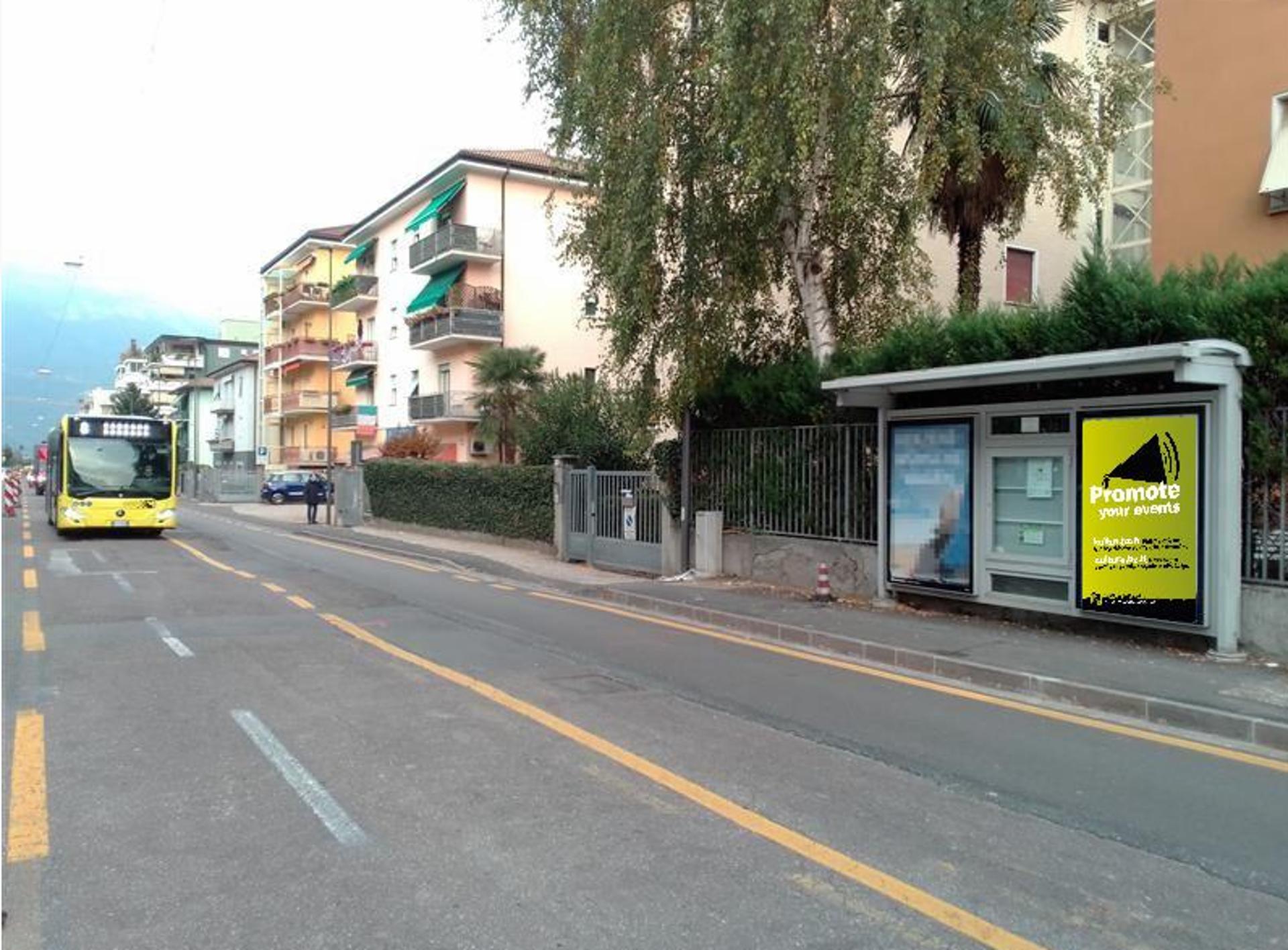 Impianto PENSILINA a Bolzano, in zona Pantagruel