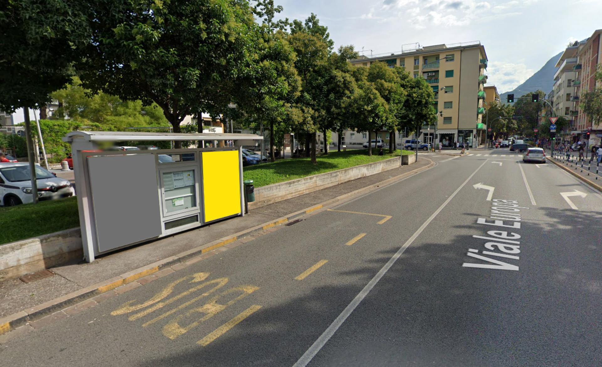 Impianto PENSILINA a Bolzano, in zona Mair Fast Food