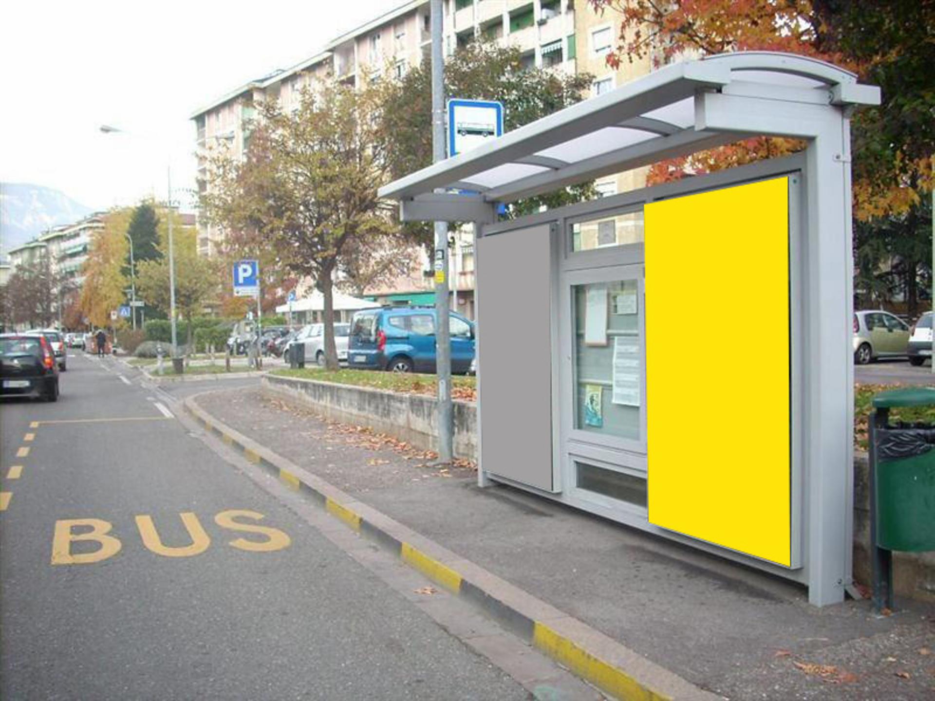 Impianto PENSILINA a Bolzano, in zona Mair Fast Food