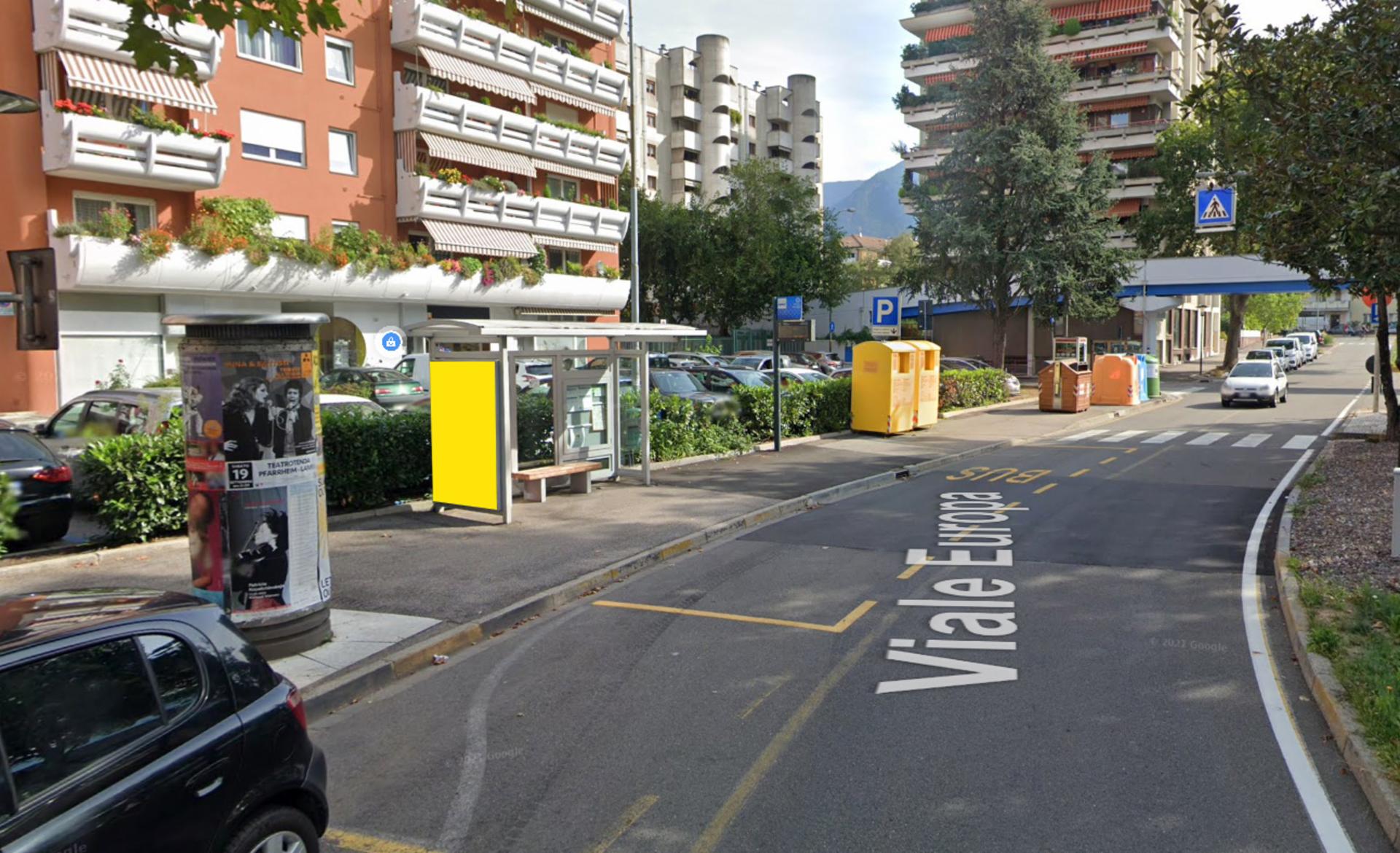 Impianto PENSILINA a Bolzano, in zona Europa