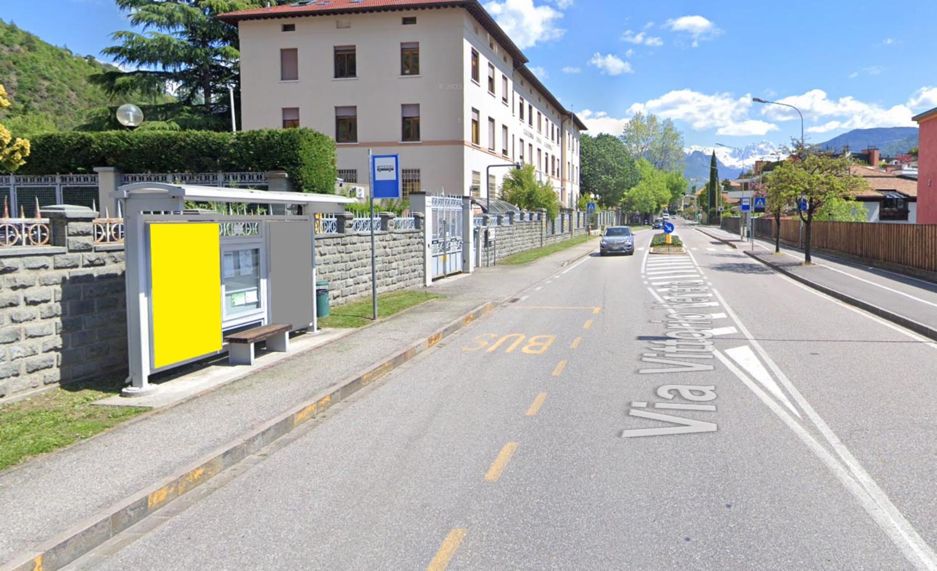Impianto PENSILINA a Bolzano, in zona Ni Hao - Ciao