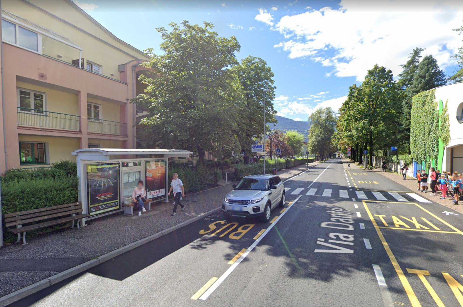 Impianto PENSILINA a Bressanone, in zona Bar Lintau