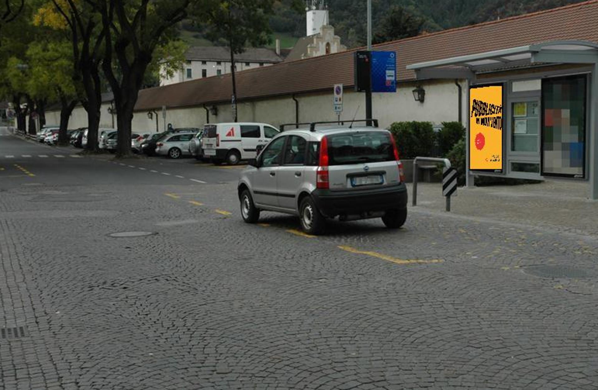 Impianto PENSILINA a Bressanone, in zona United Colors of Benetton