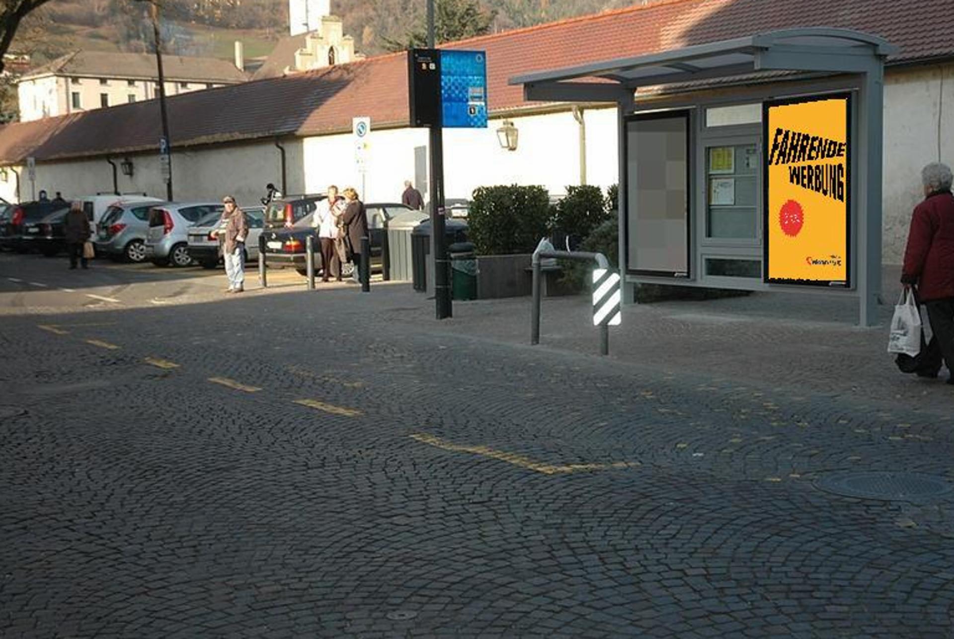 Impianto PENSILINA a Bressanone, in zona United Colors of Benetton