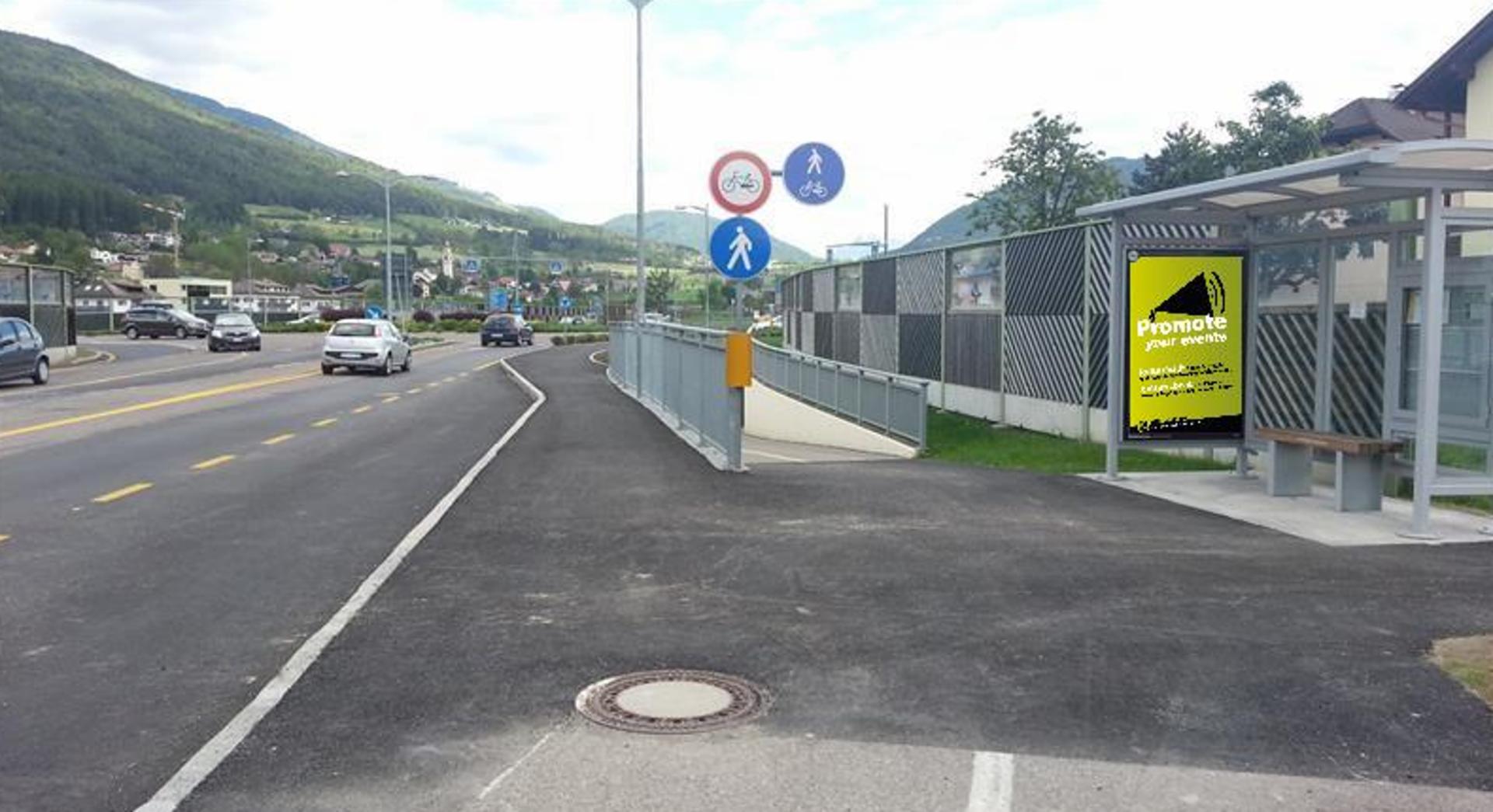 Impianto PENSILINA a Brunico, in zona Despar