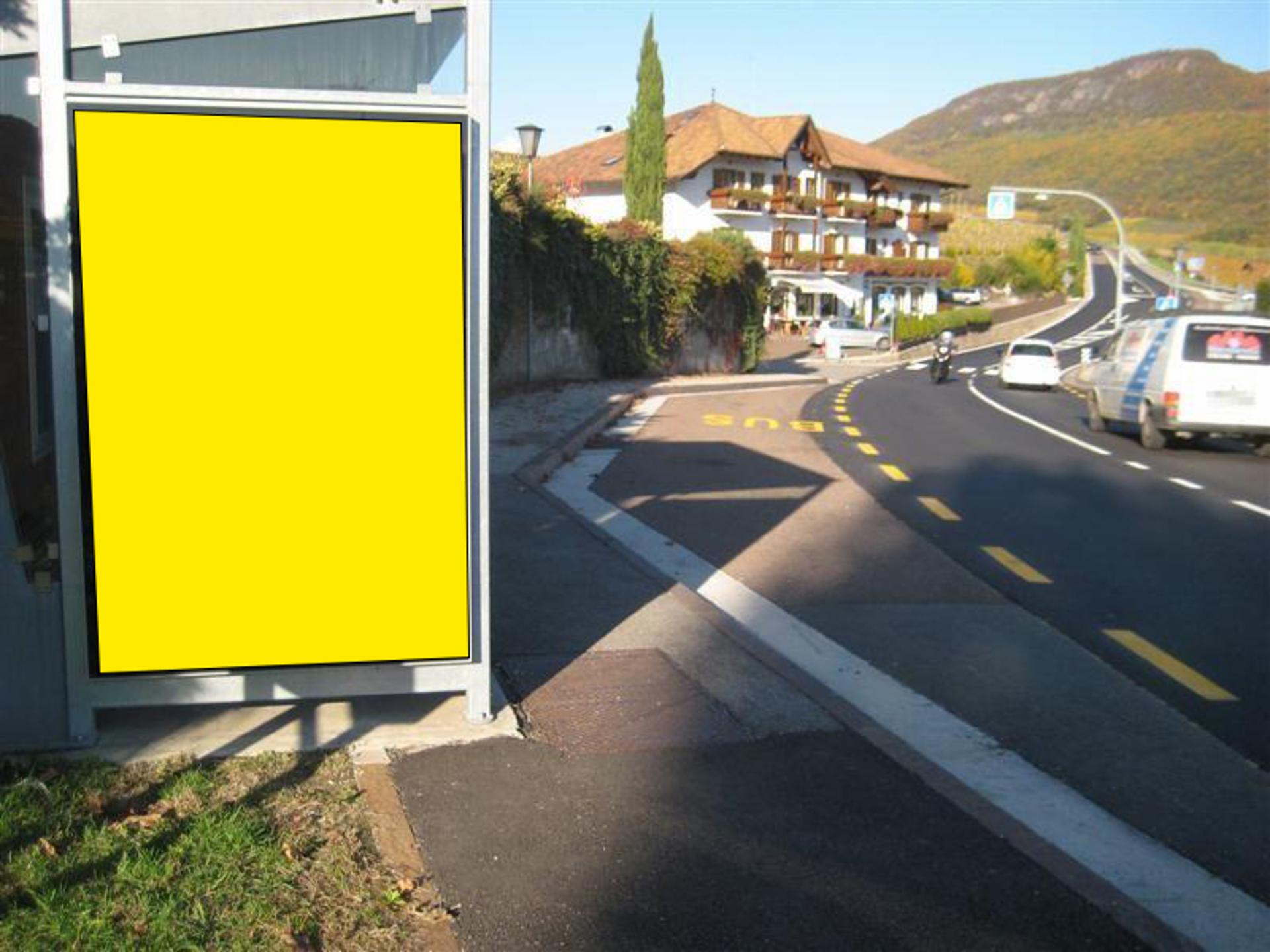 Impianto PENSILINA a Caldaro sulla strada del vino, in zona Landgasthof Weingut Seeperle