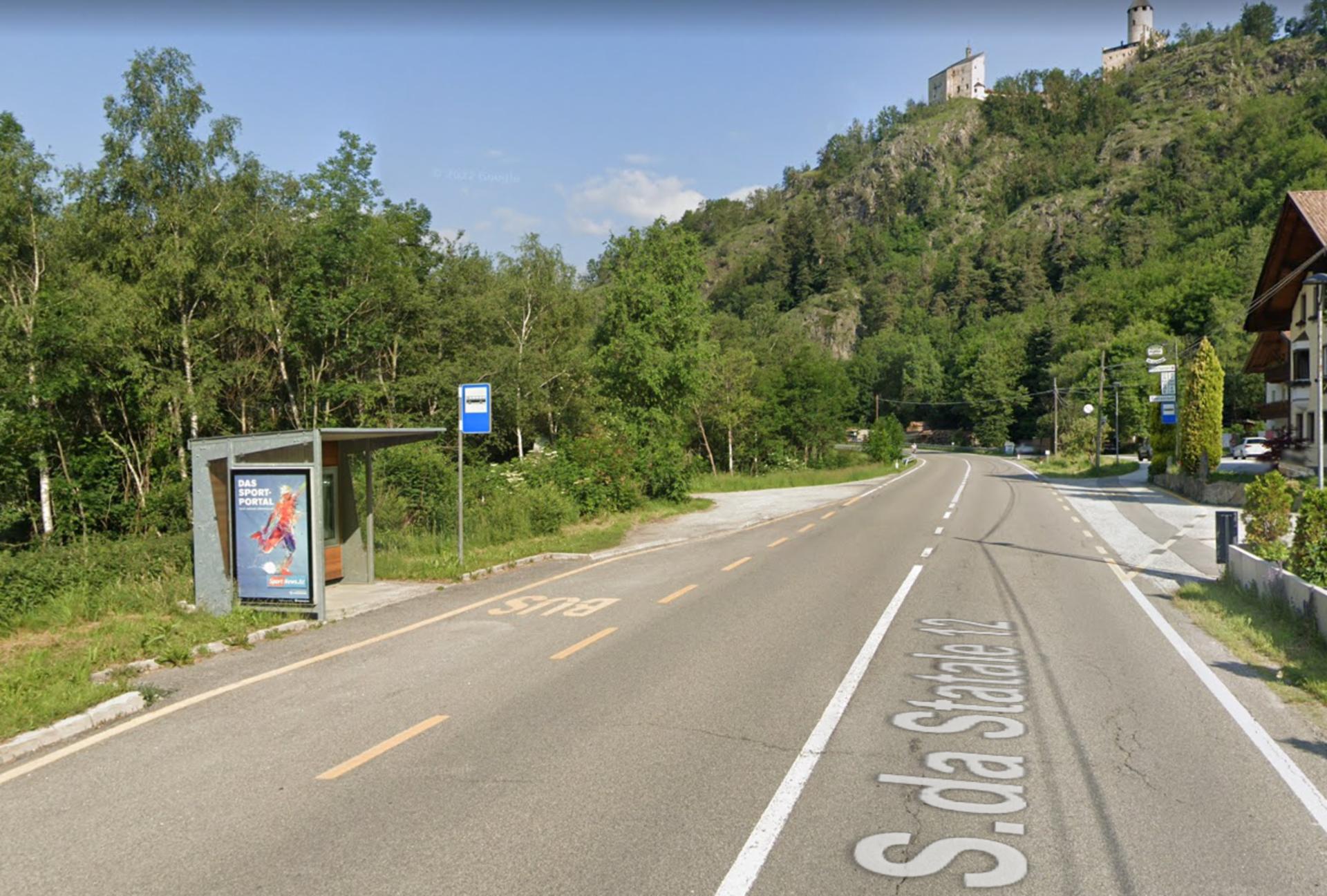 Impianto PENSILINA a Campo di Trens, in zona Gasthof Burgfrieden