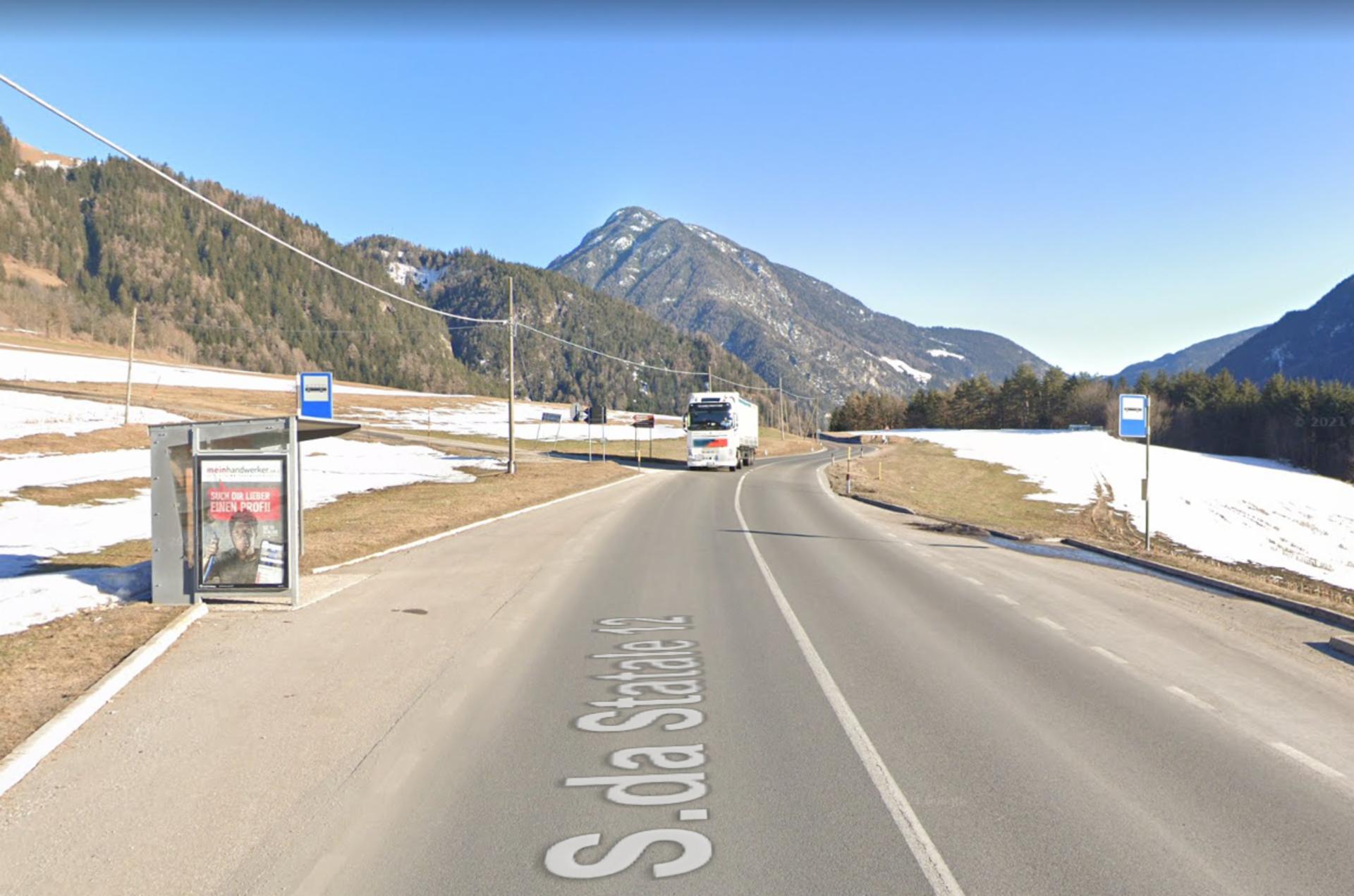 Impianto PENSILINA a Campo di Trens, in zona Abzweigung Valgenäun - Bivio Valgenauna