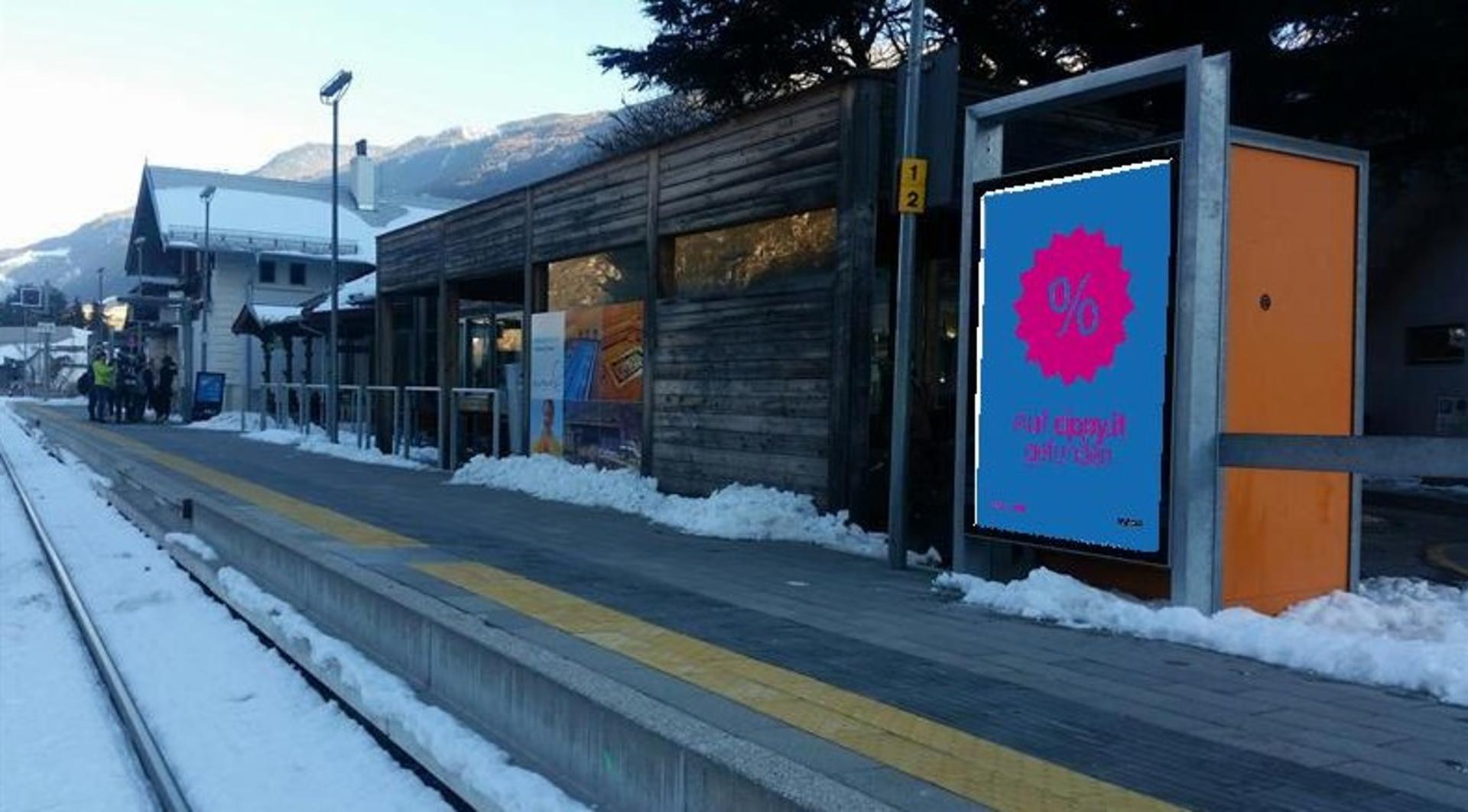 Impianto pensilina a Laces