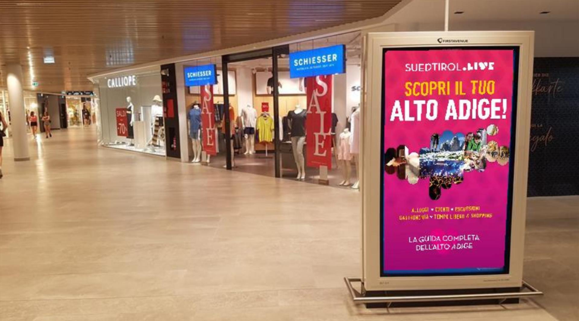 Impianto DISPLAY / LED a Lagundo, in zona ALGO Shopping Center