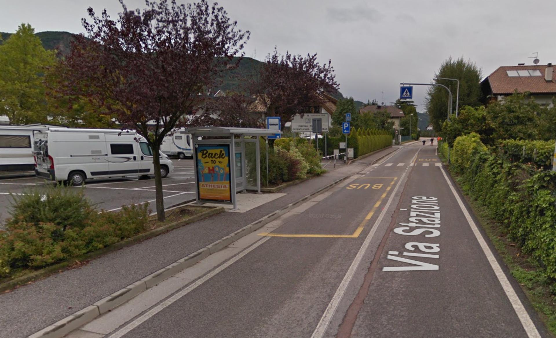 Impianto PENSILINA a Laives, in zona Gelateria alla Stazione