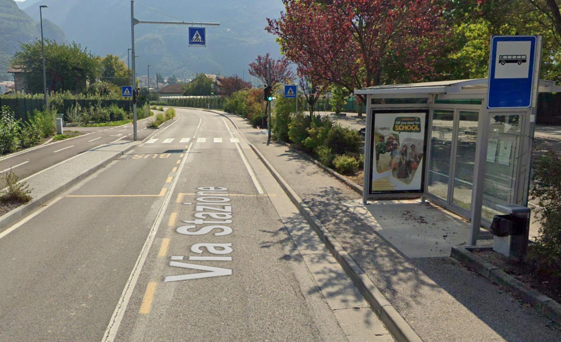 Impianto PENSILINA a Laives, in zona Gelateria alla Stazione