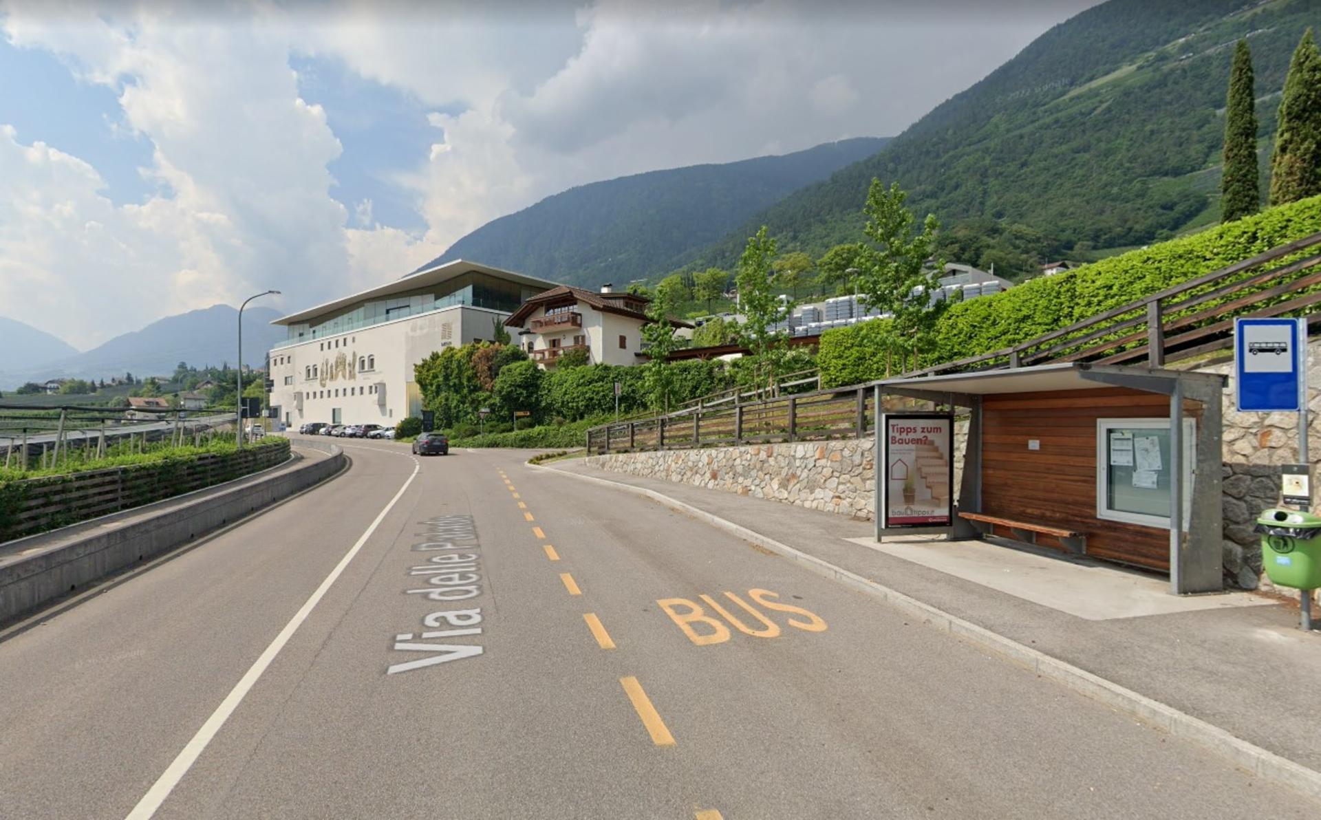 Impianto PENSILINA a Marlengo, in zona Gasthof Rosemarie