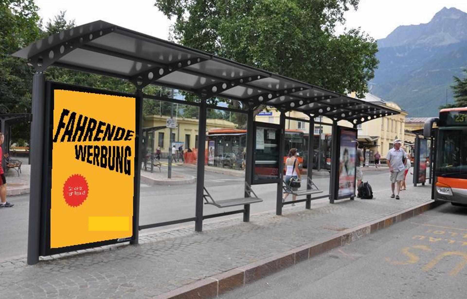 Impianto PENSILINA a Merano, in zona Würstel